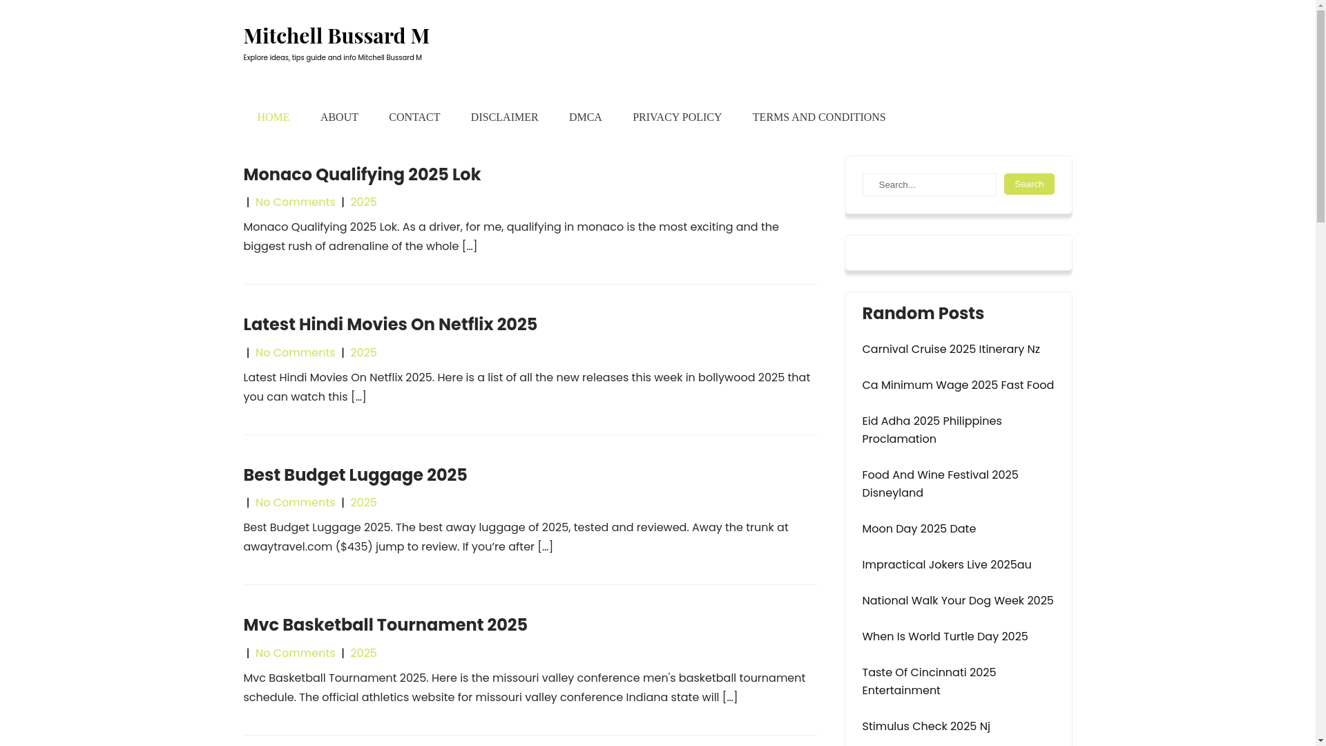 website screenshot of https://mitchellbussardm.pages.dev/