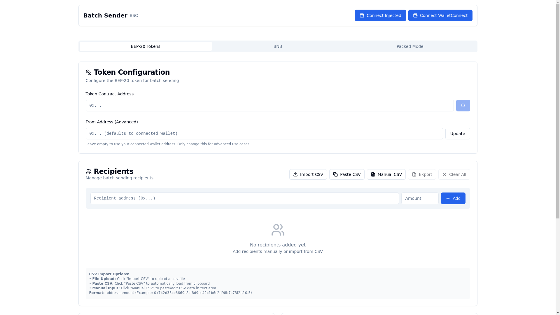 website screenshot of https://batch-sender.pages.dev/
