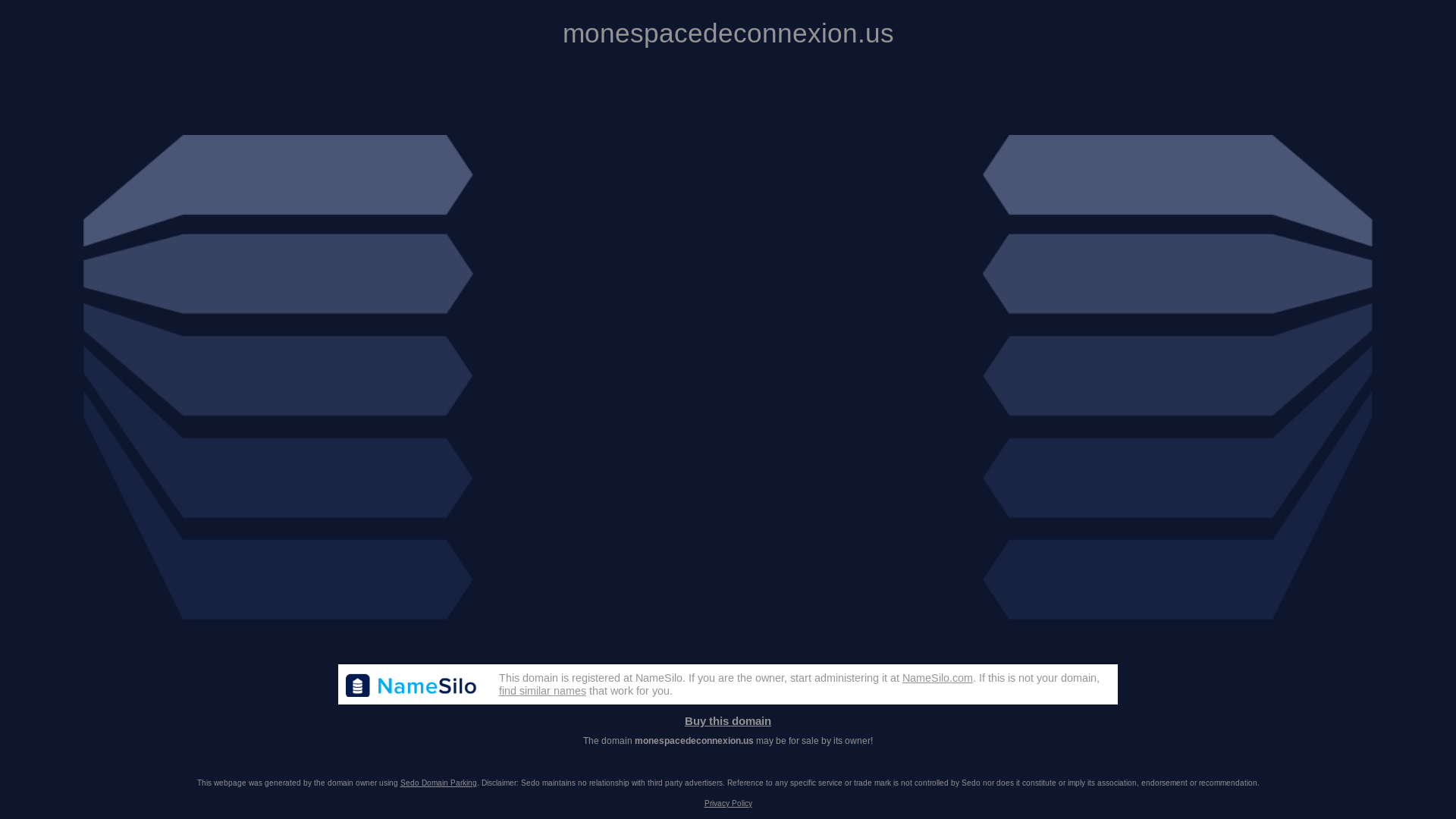 website screenshot of https://monespacedeconnexion.us/