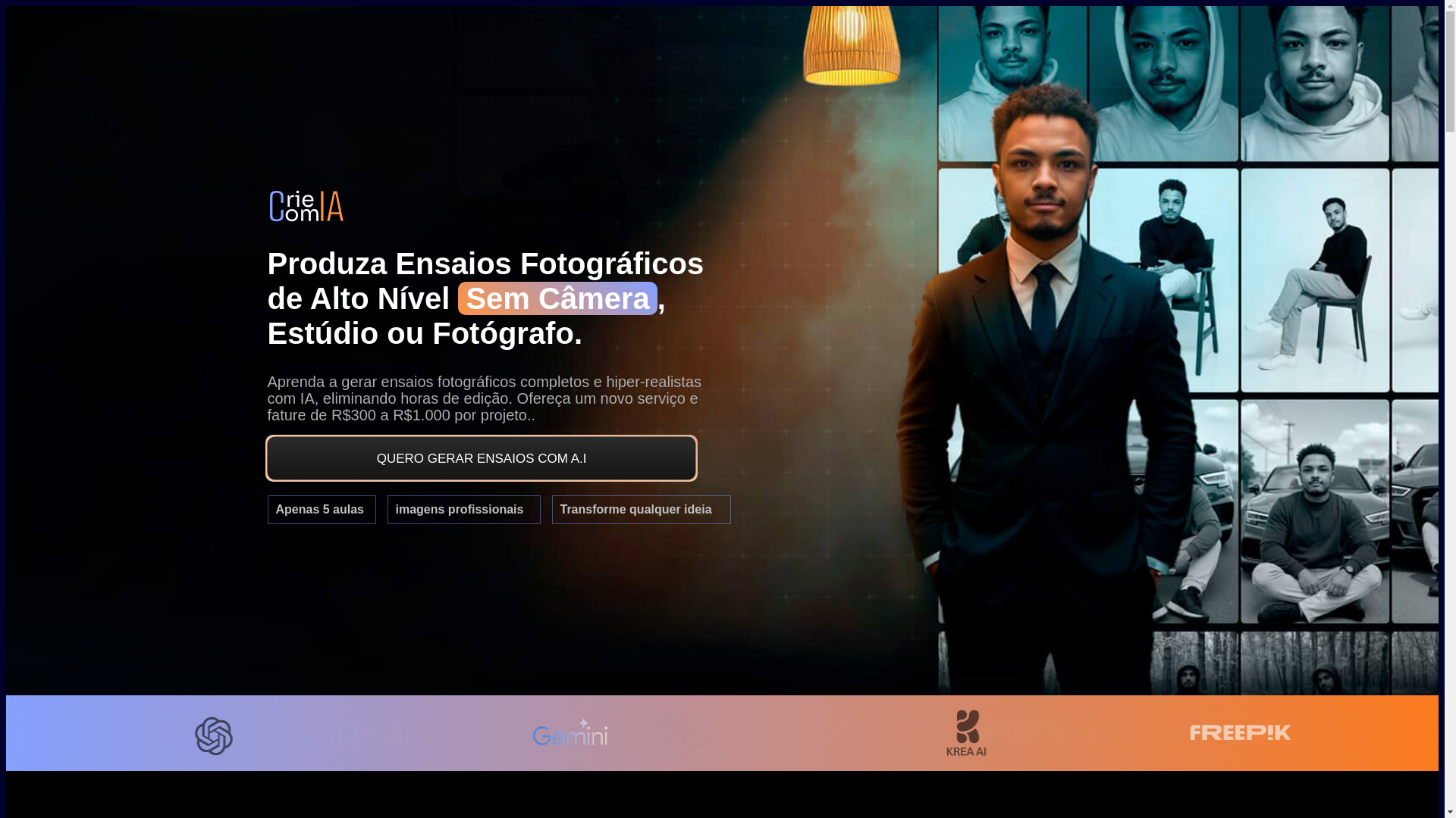 website screenshot of https://lucaskrigor.com/