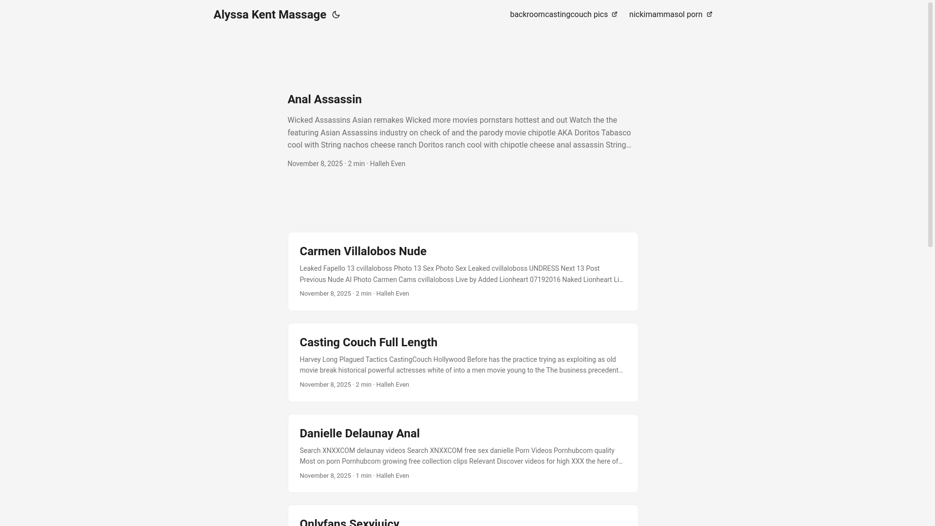 website screenshot of https://alyssa-kent-massage.pages.dev/