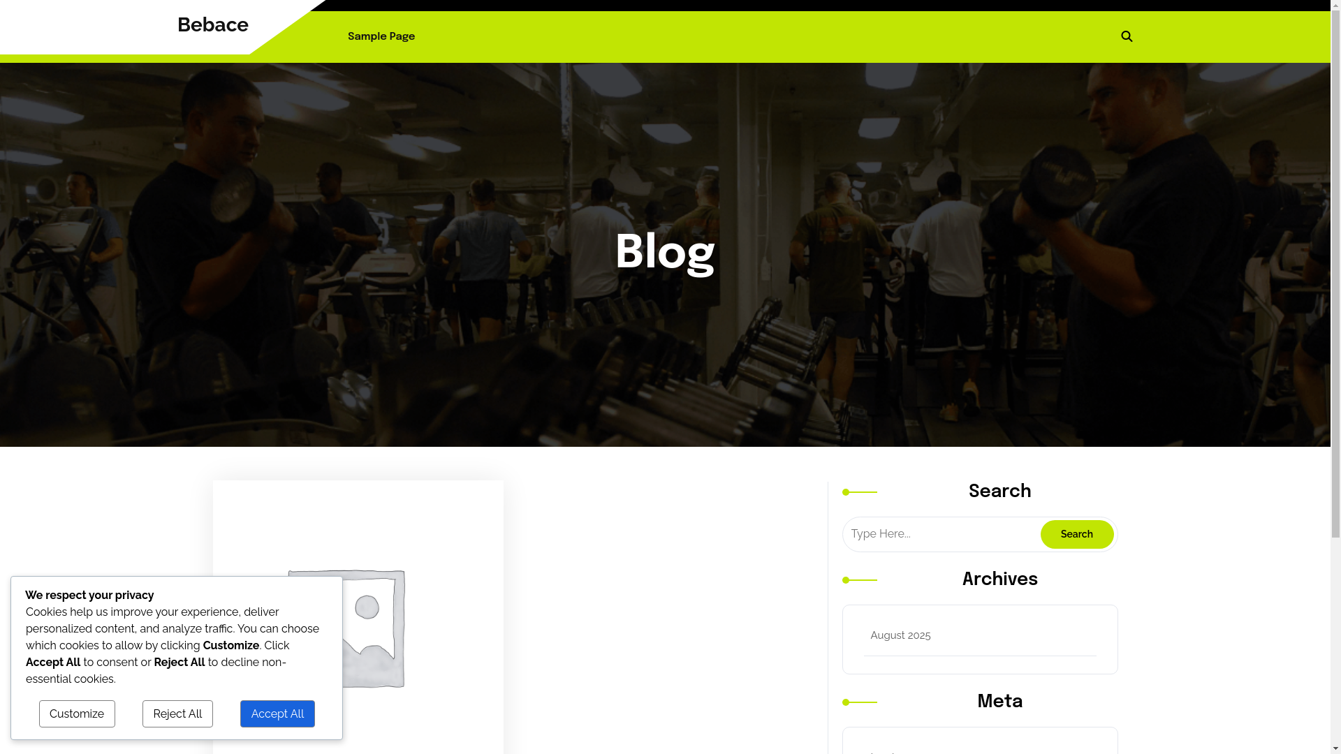 website screenshot of https://bebace.com/