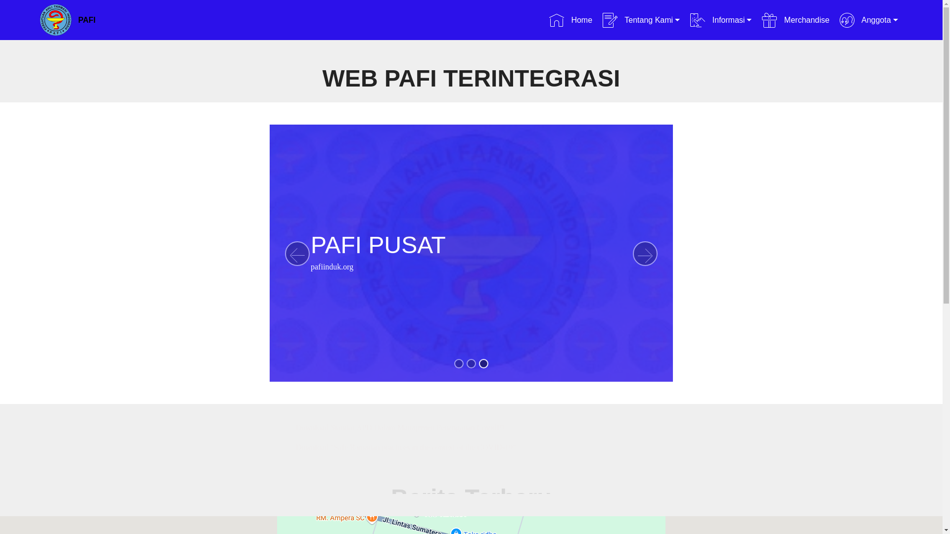 website screenshot of https://pafi-tanahsepenggallintas-org.pages.dev/