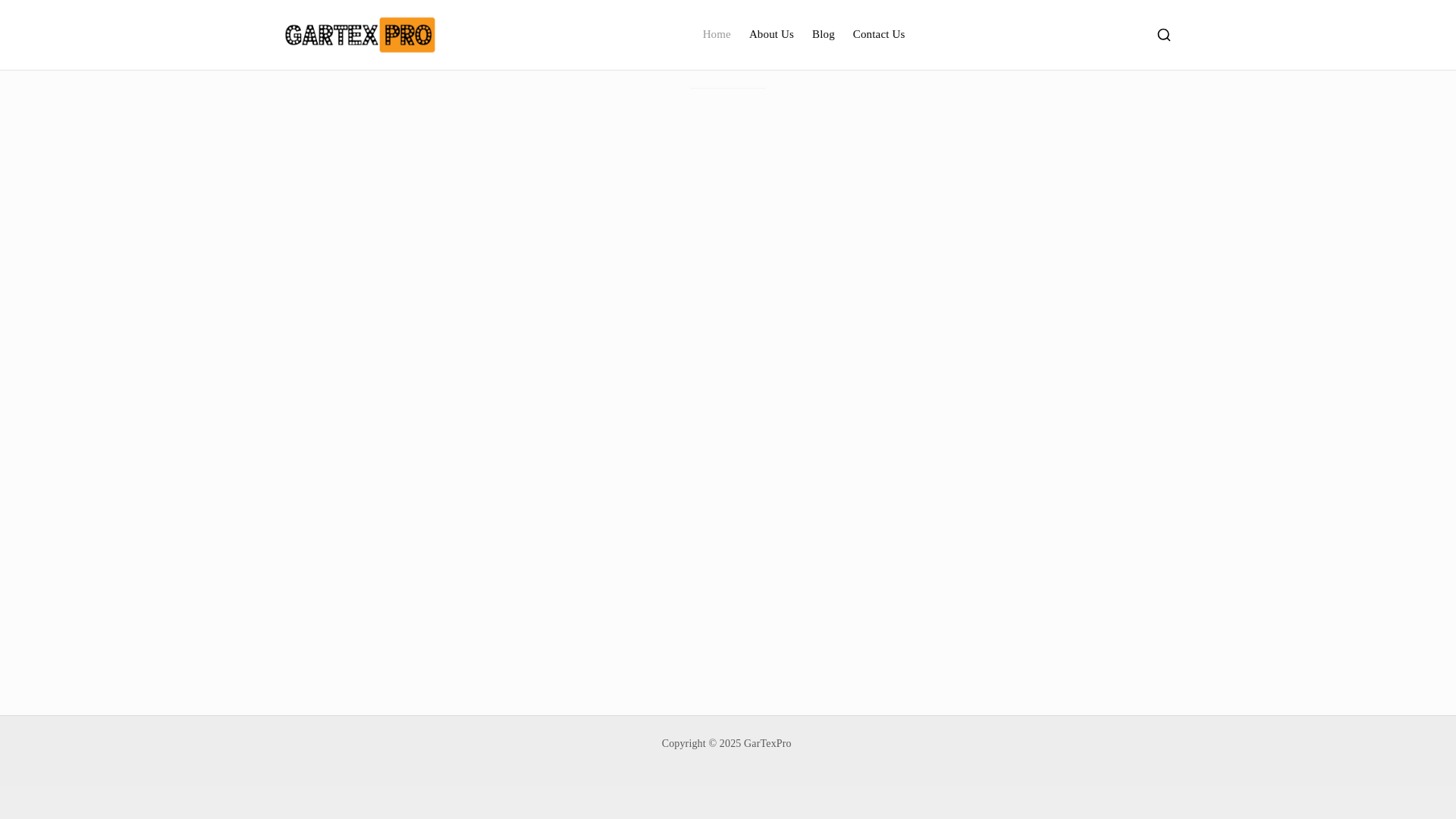 website screenshot of https://gartexpro.com/