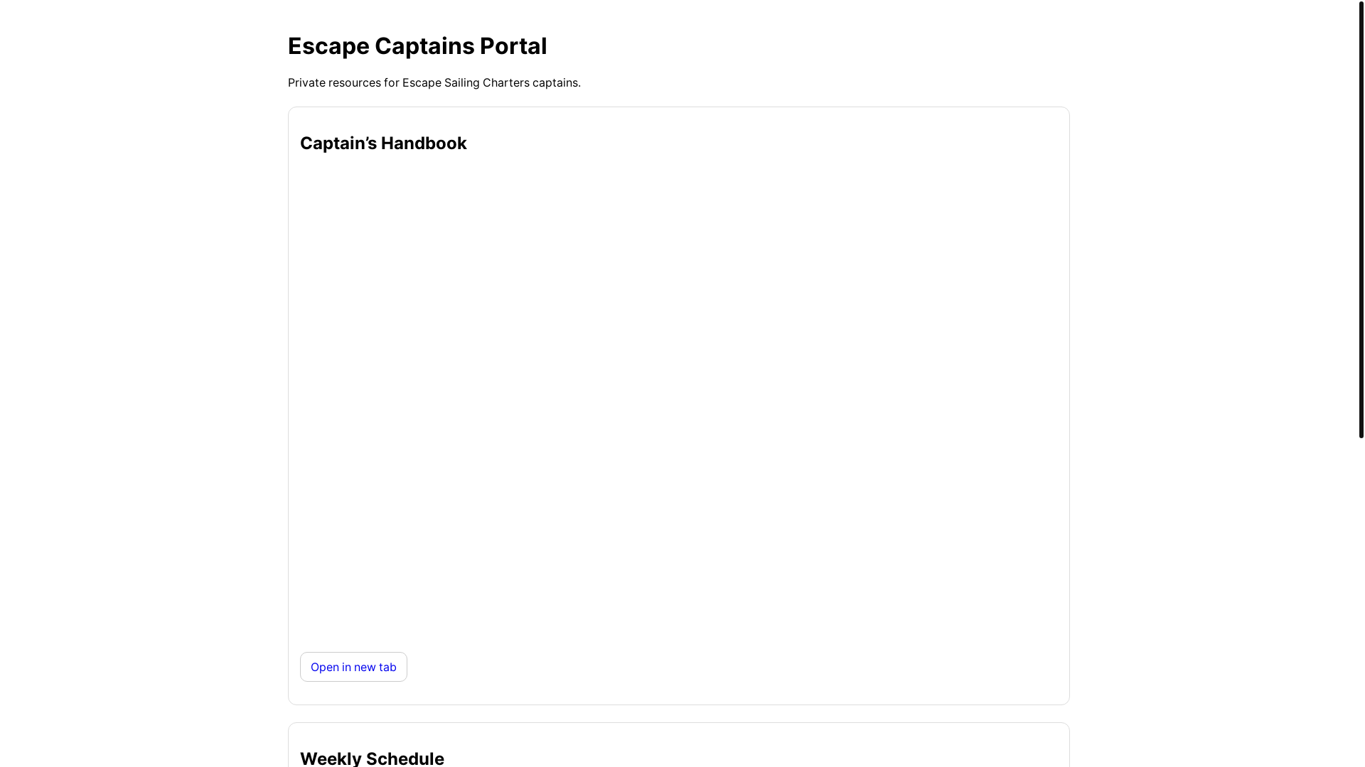 website screenshot of https://escape-captains-portal.pages.dev/