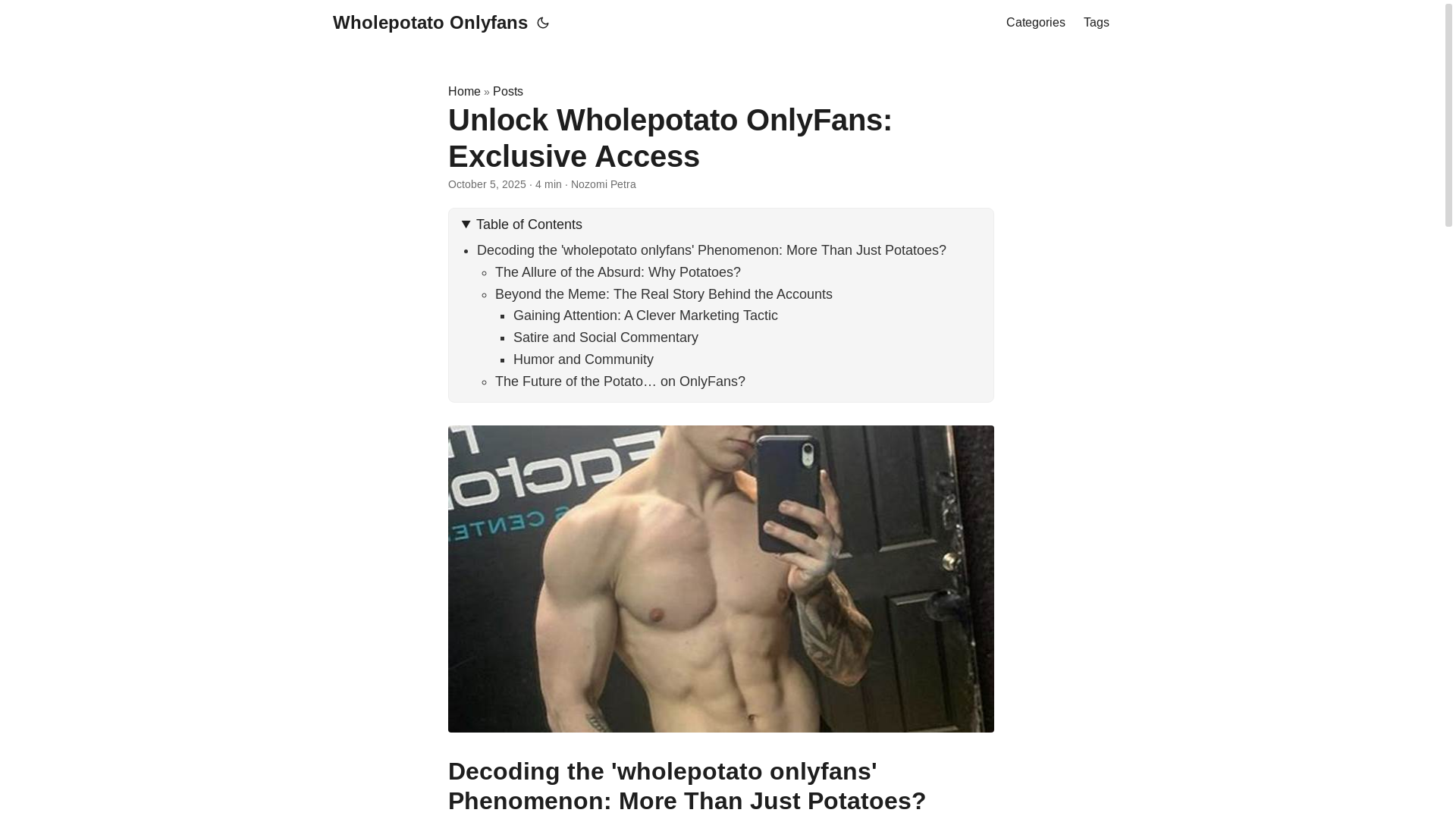 website screenshot of https://wholepotato-onlyfans.pages.dev/