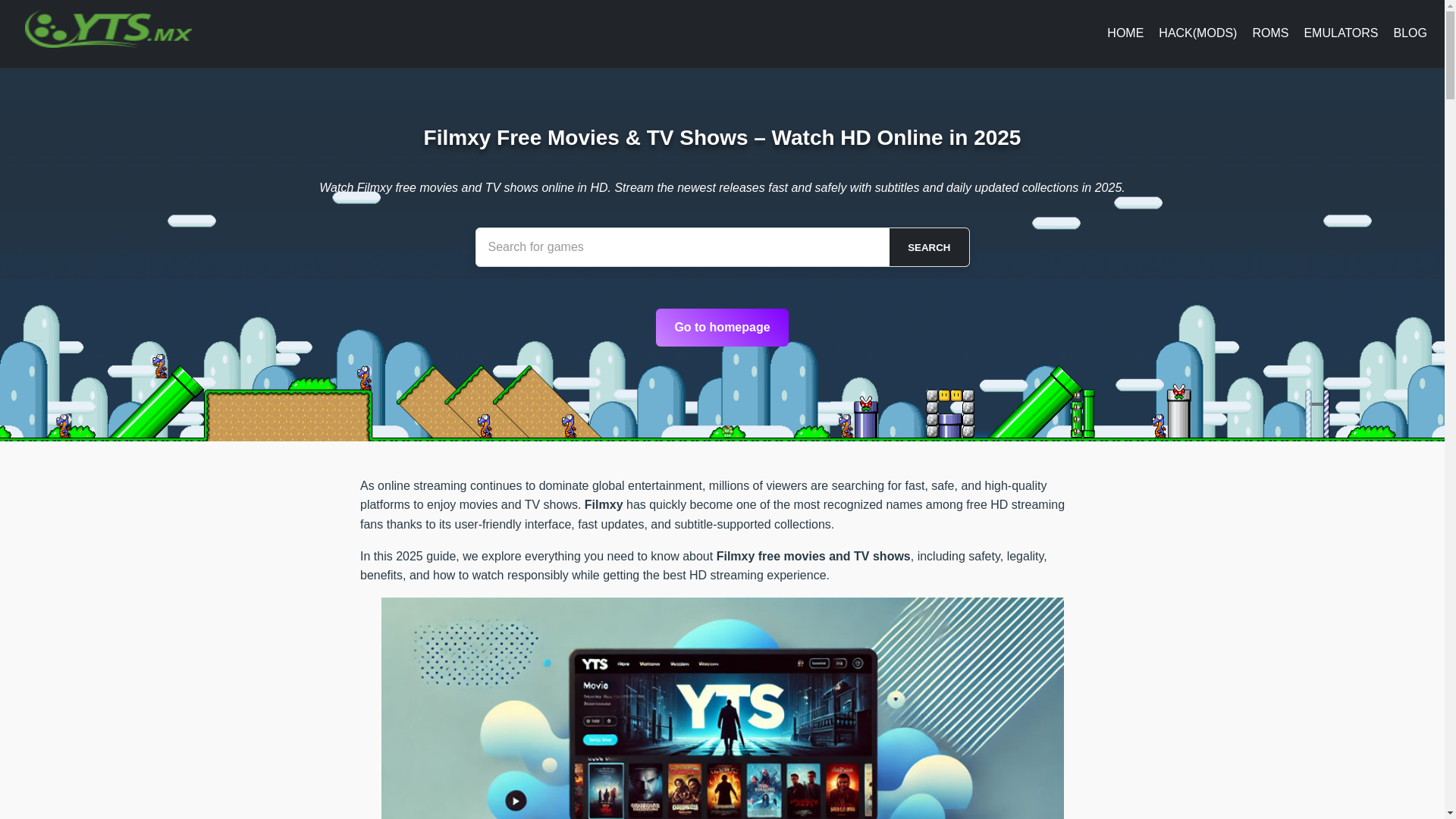 website screenshot of https://filmxy.lat/