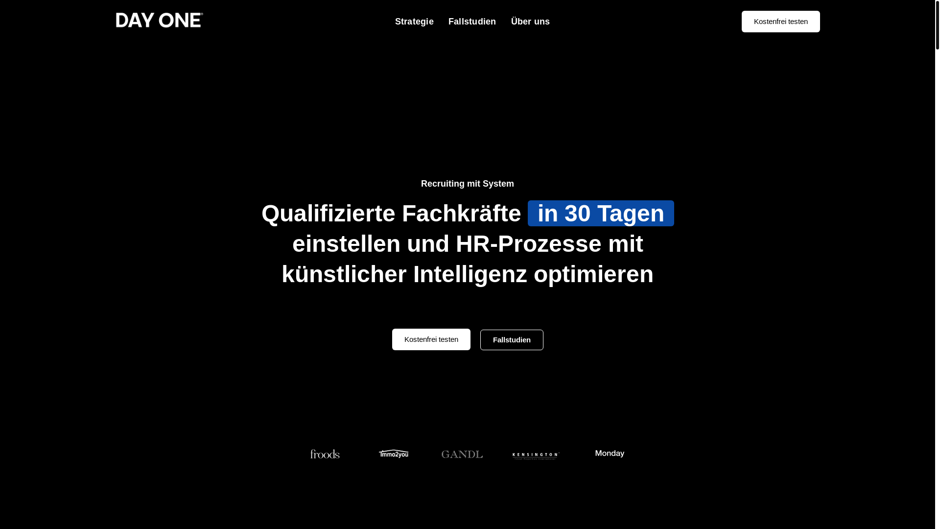 website screenshot of https://dayone-connect.com/