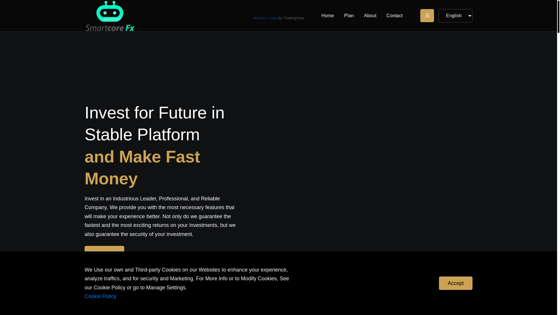 website screenshot of https://smartcorefx.online/
