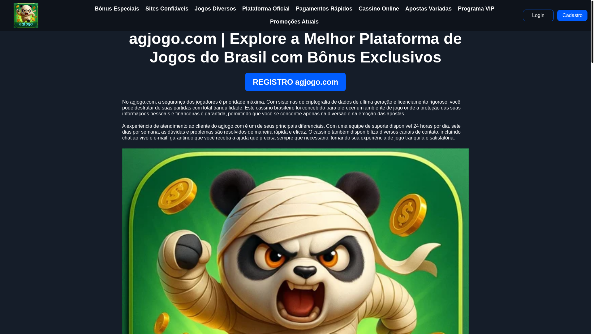 website screenshot of https://agjogo-com.com/
