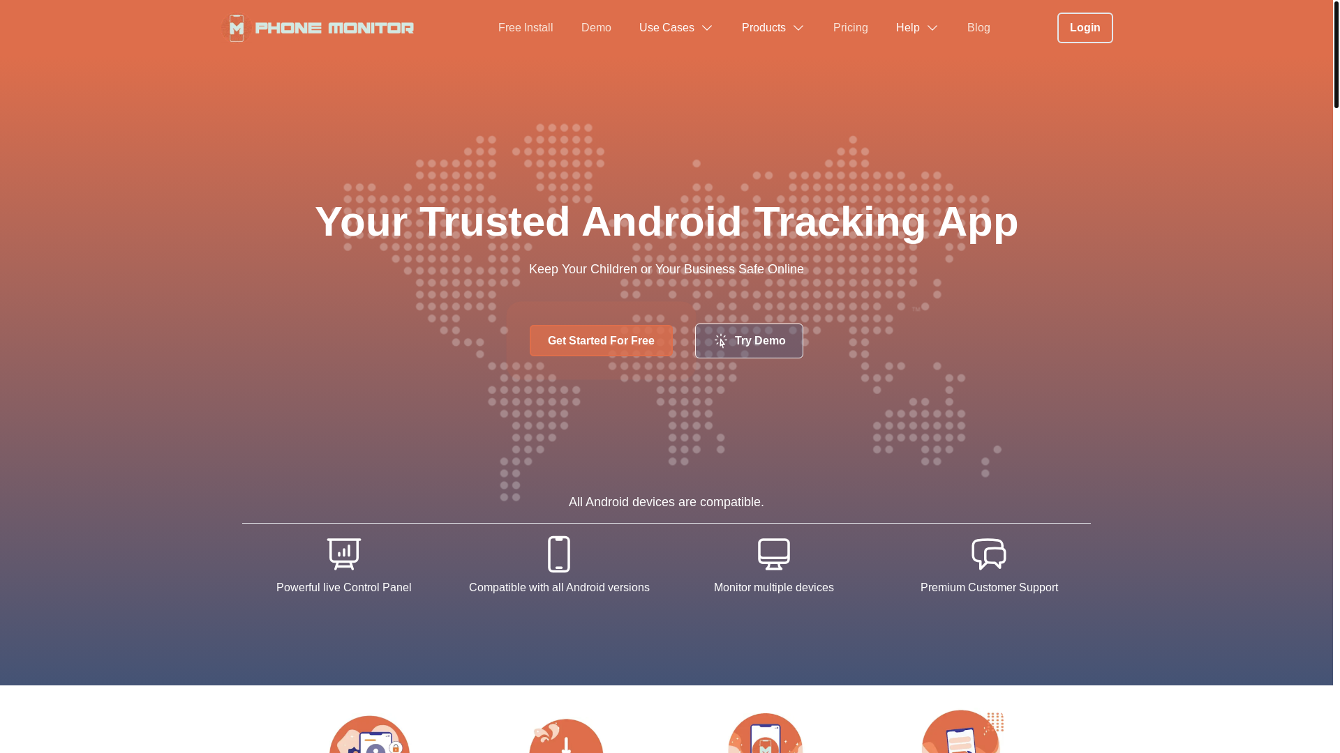 website screenshot of https://phonemonitorcom.pages.dev/