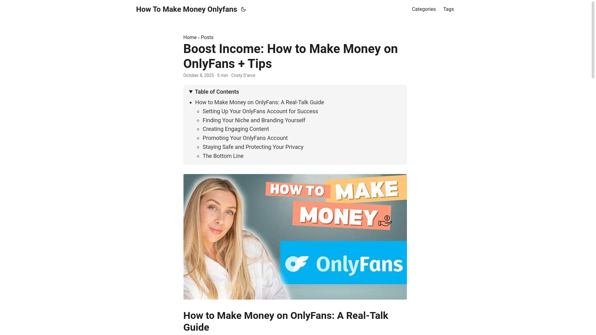 website screenshot of https://how-to-make-money-onlyfans.pages.dev/