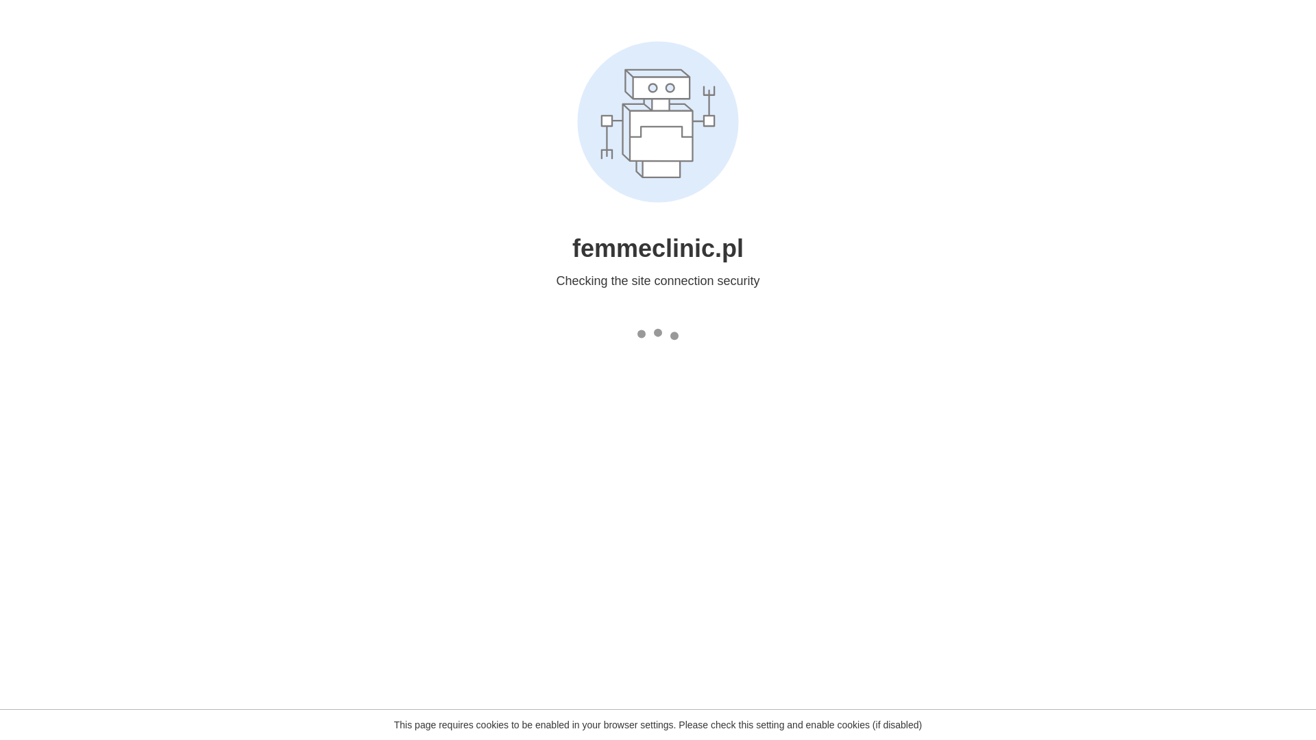 website screenshot of https://femmeclinic.pl/