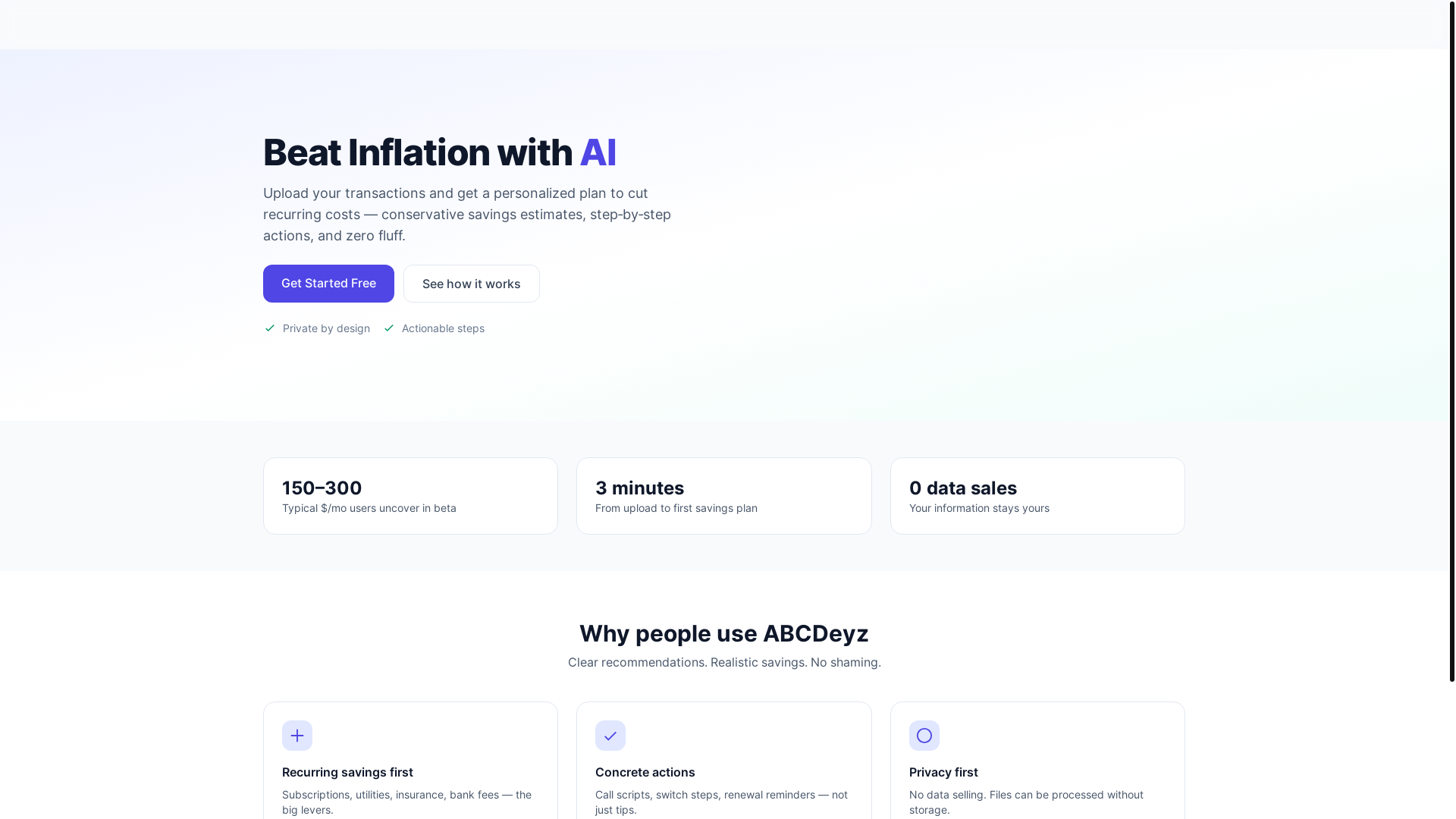 website screenshot of https://abcdeyz-landing.pages.dev/