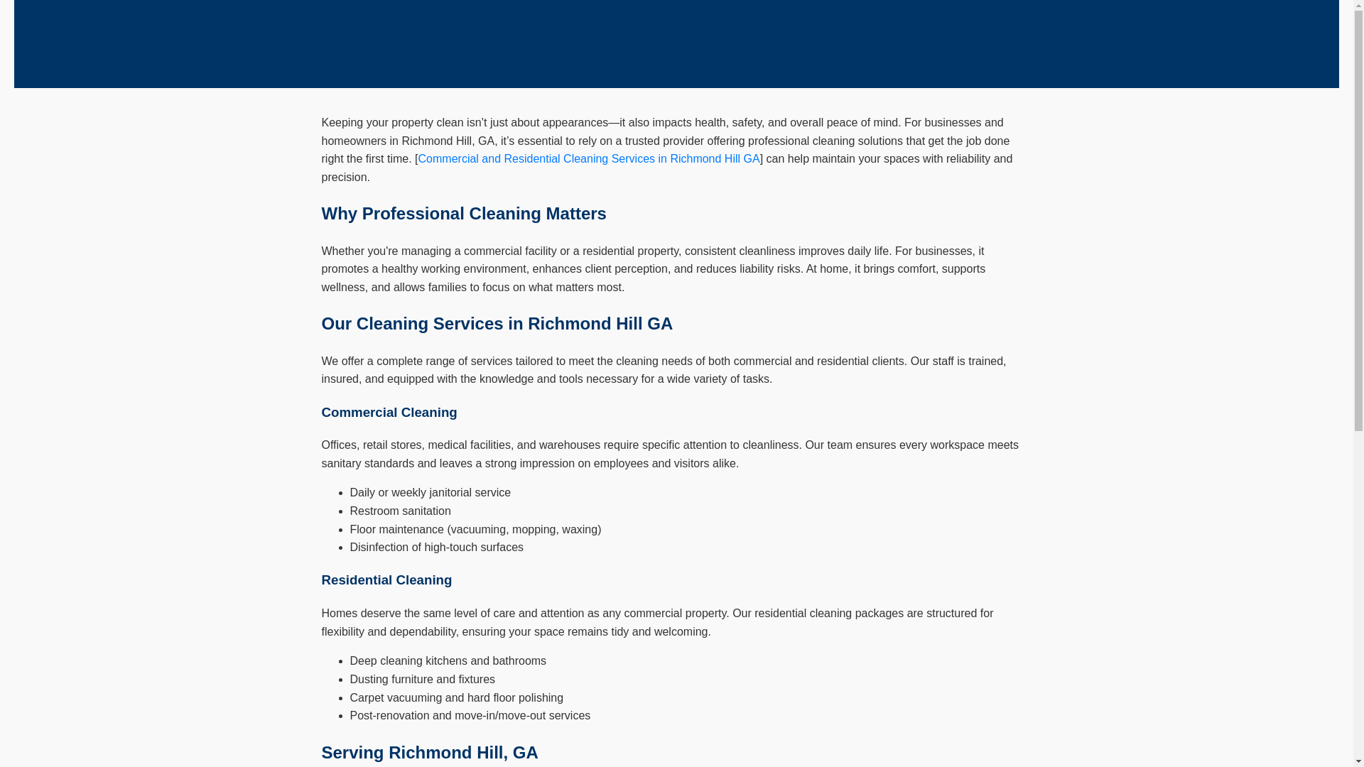 website screenshot of https://commercial-residential-cleaning-richmond-hill.pages.dev/
