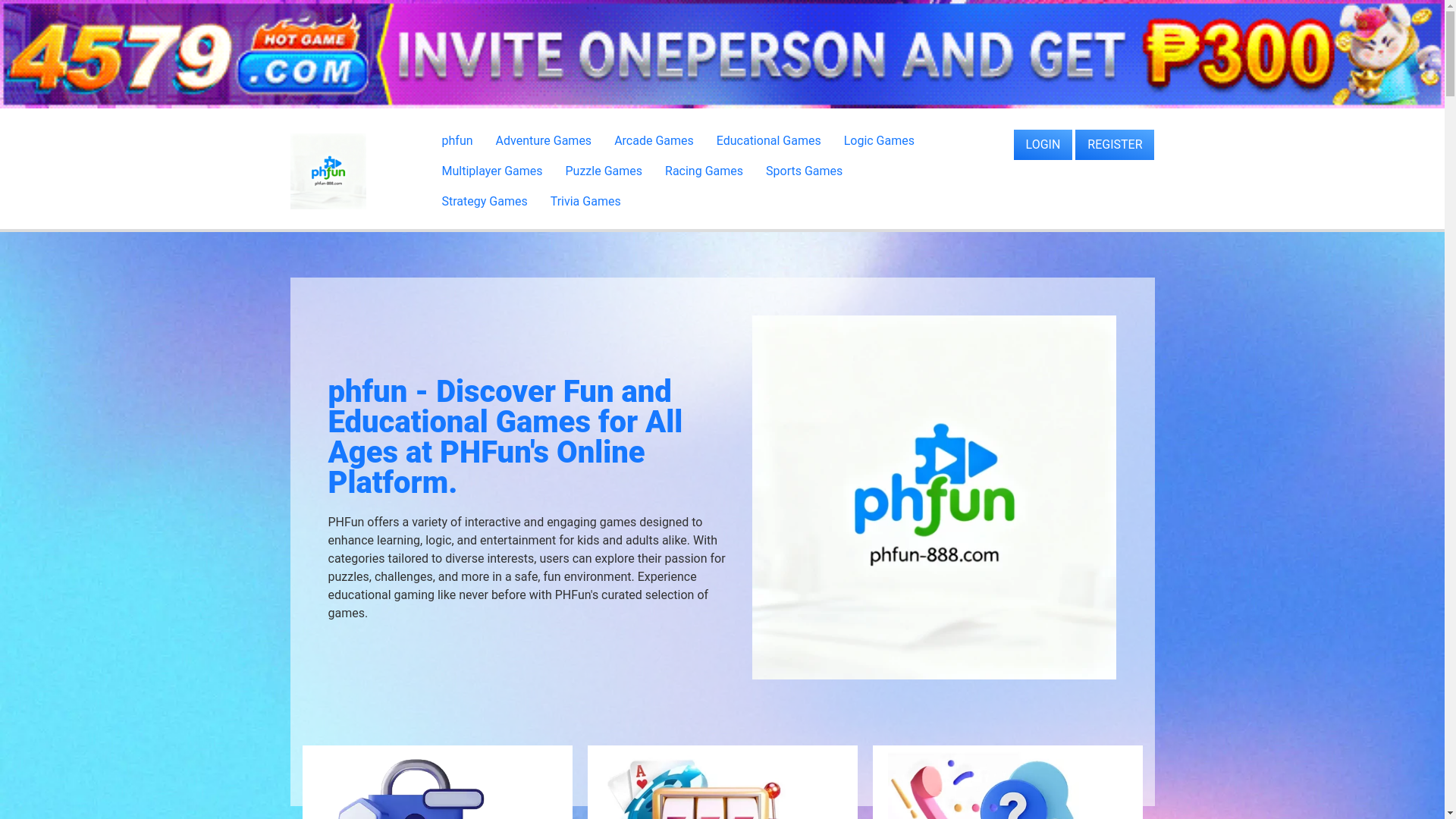 website screenshot of https://phfun-888.com/