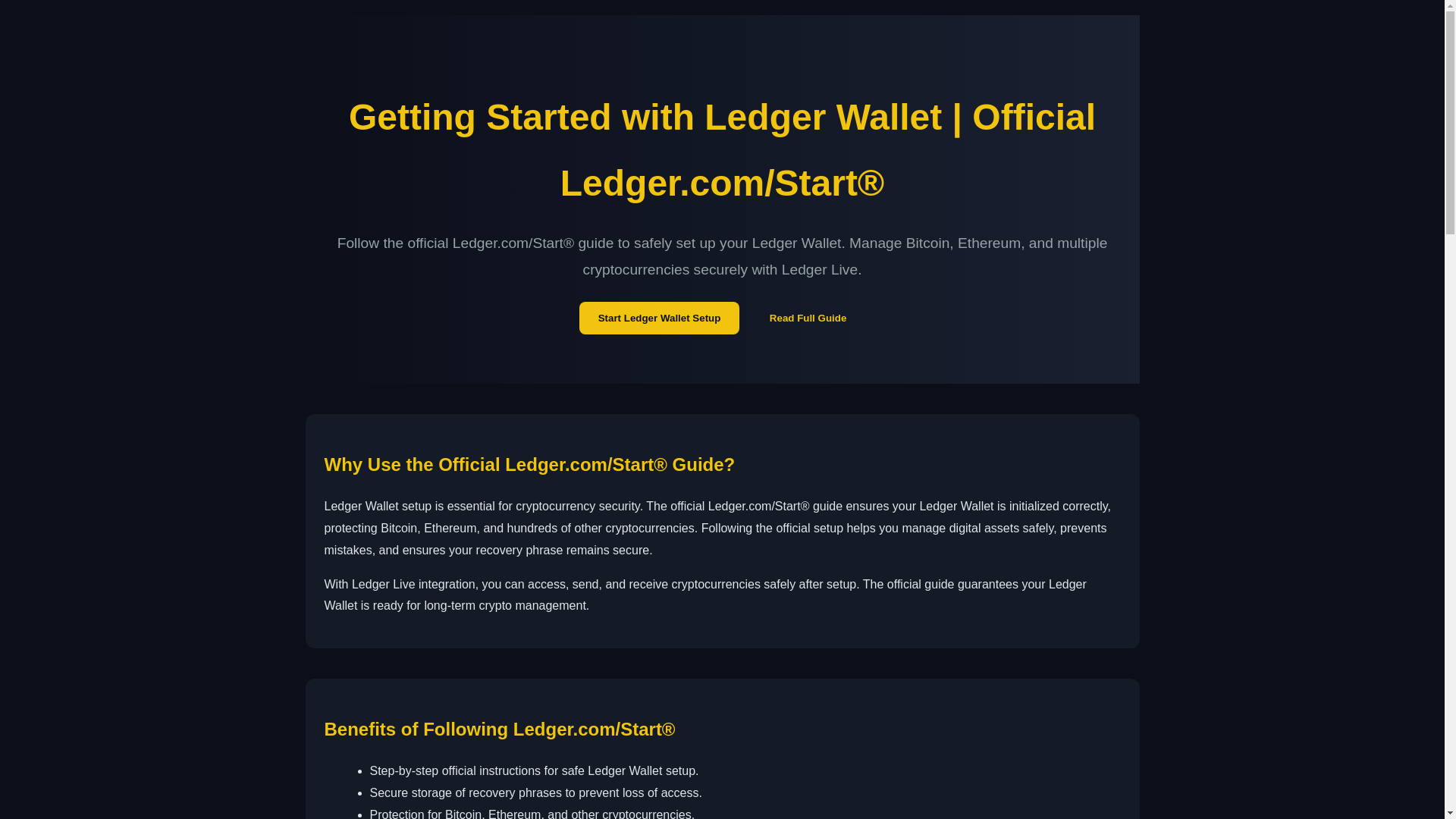 website screenshot of https://get-started-ledgecom.pages.dev/