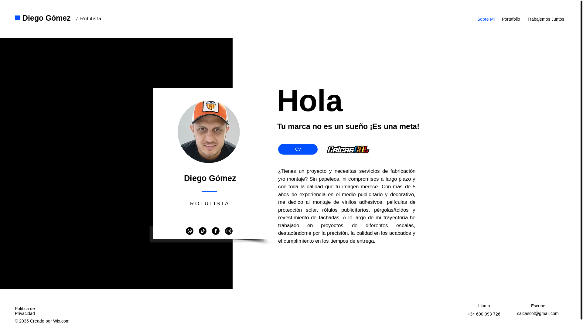 website screenshot of https://calcascol.com/