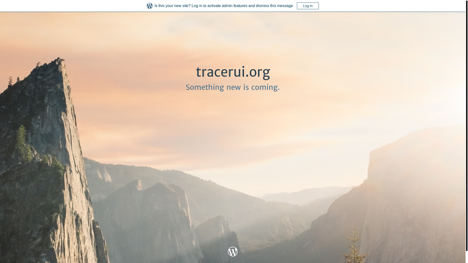 website screenshot of https://tracerui.org/