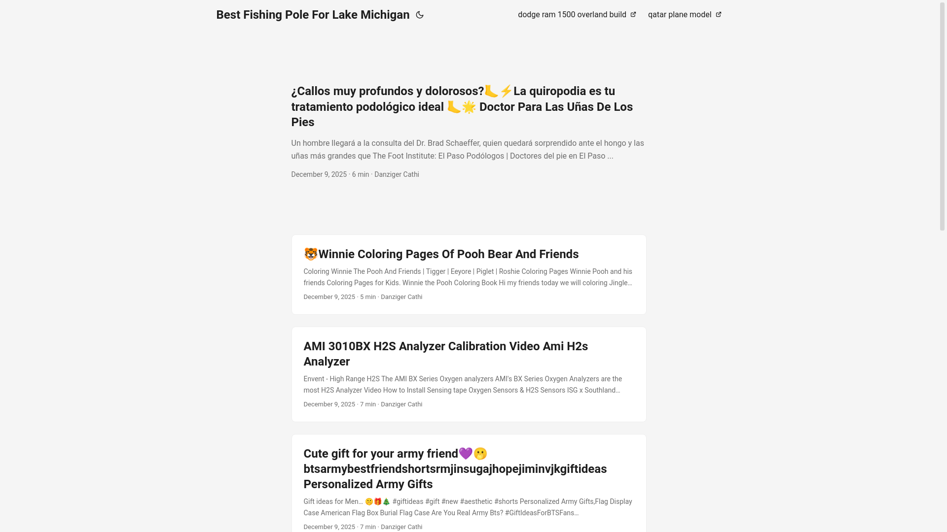 website screenshot of https://bestfishingpoleforlakemichigan.pages.dev/