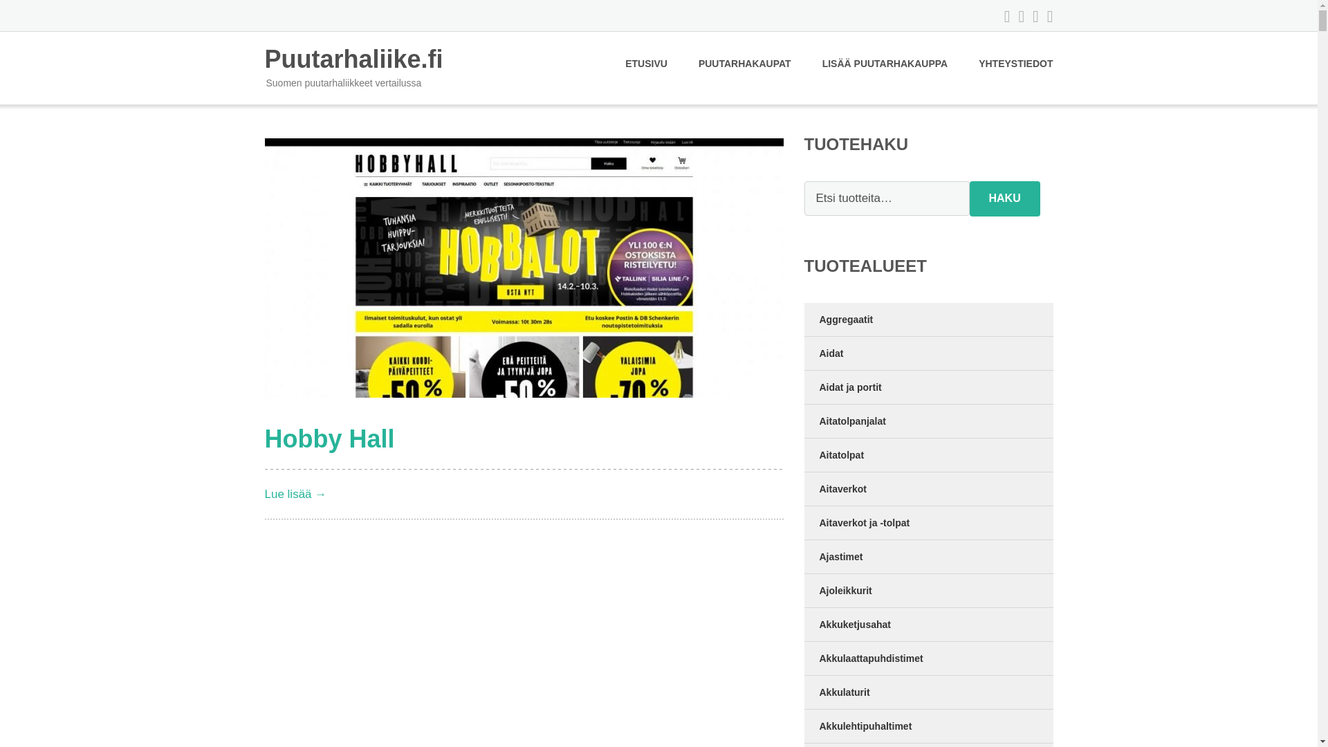 website screenshot of https://puutarhaliike.fi/