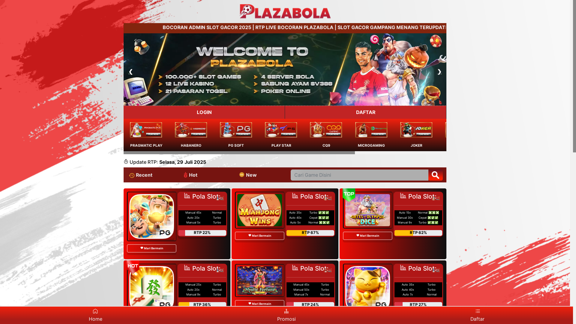 website screenshot of https://plazajitu.pages.dev/