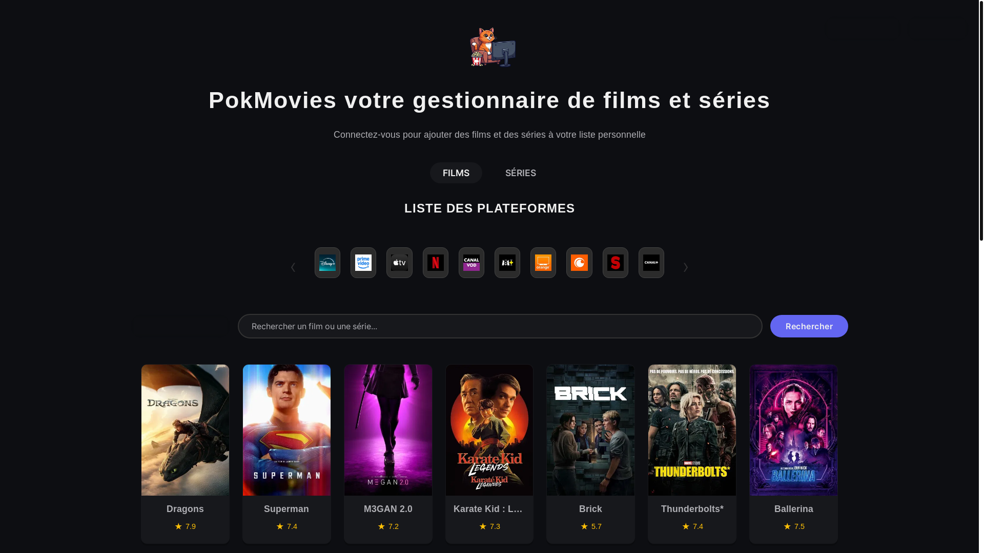 website screenshot of https://pokmovies.com/