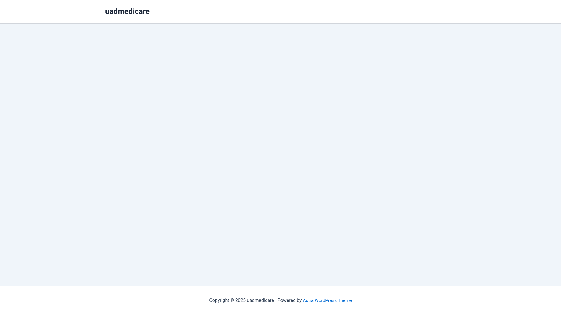 website screenshot of https://uadmedicare.com/