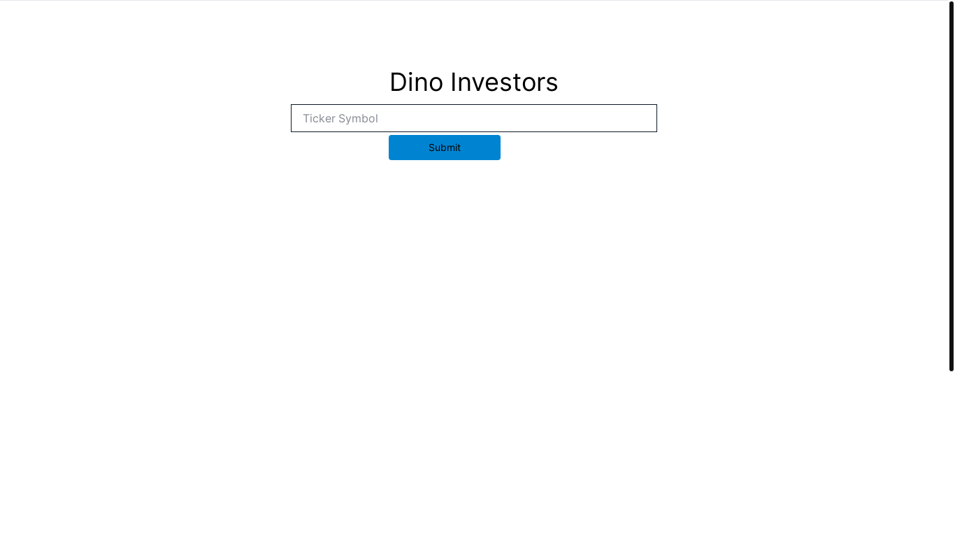 website screenshot of https://dinoinvestors.com/