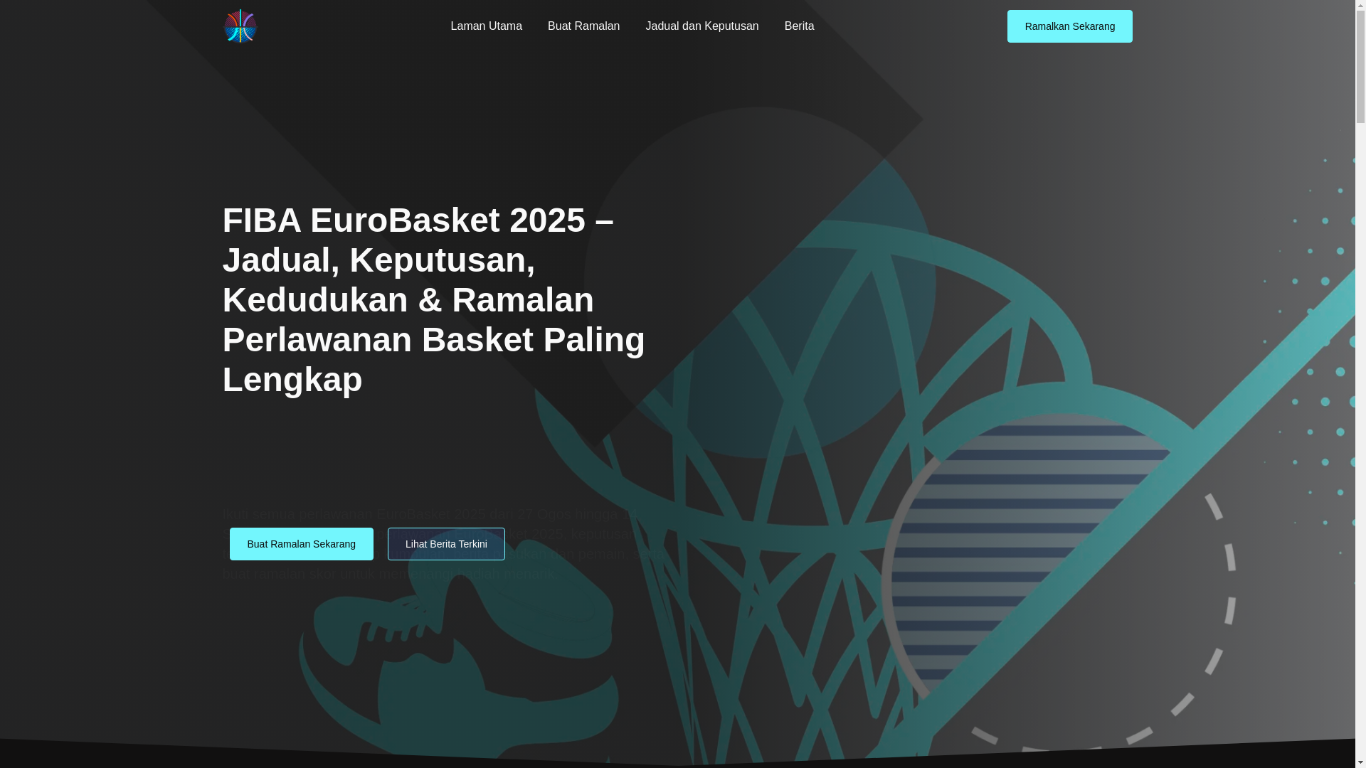 website screenshot of https://ramalan-jadual-keputusan-eurobasket-2025-mys.com/