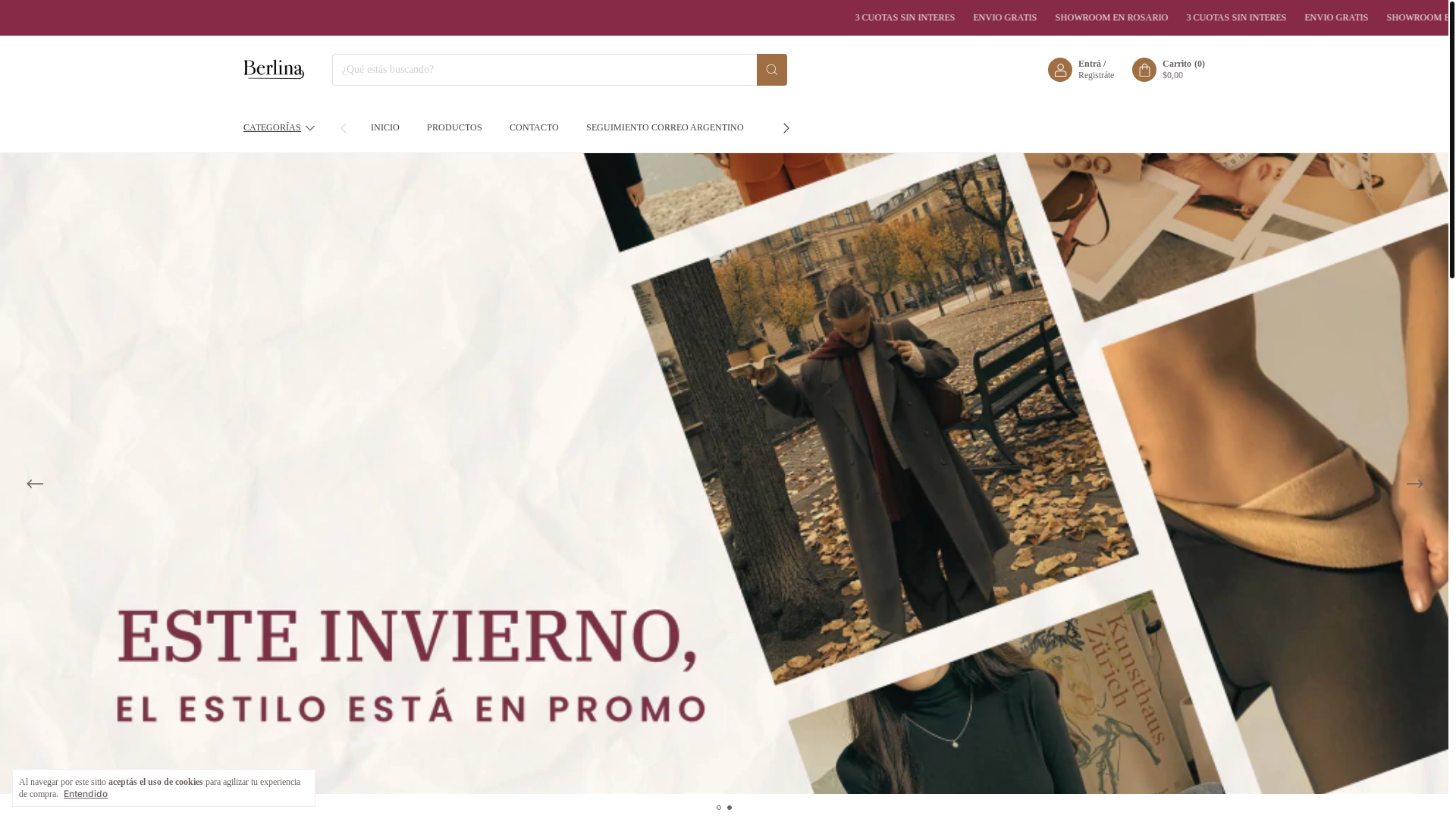 website screenshot of https://berlinaoficial.com.ar/