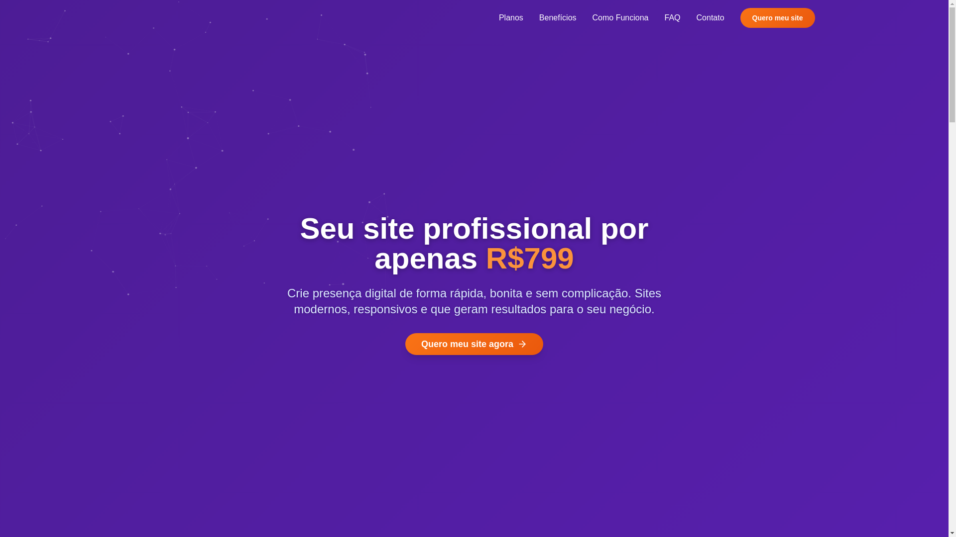 website screenshot of https://web7prosites.com/