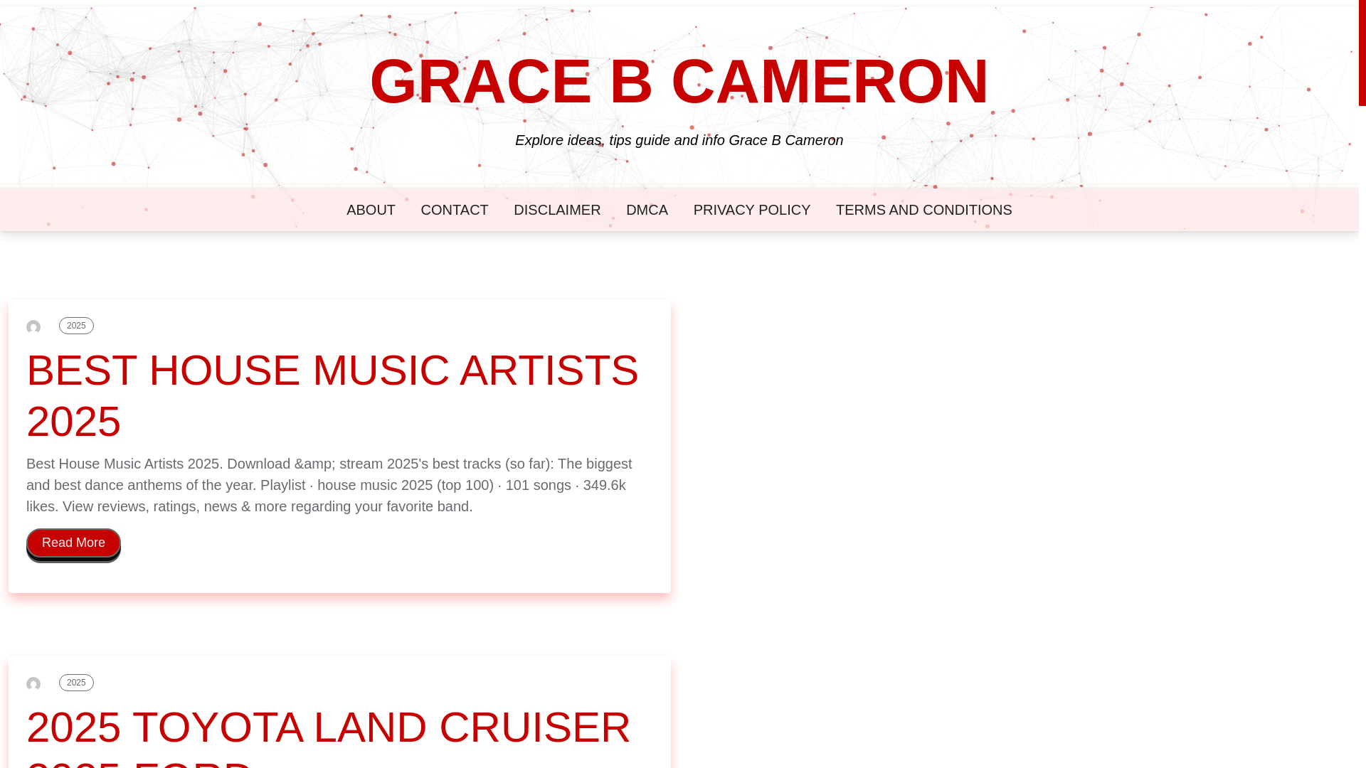 website screenshot of https://gracebcameron.pages.dev/