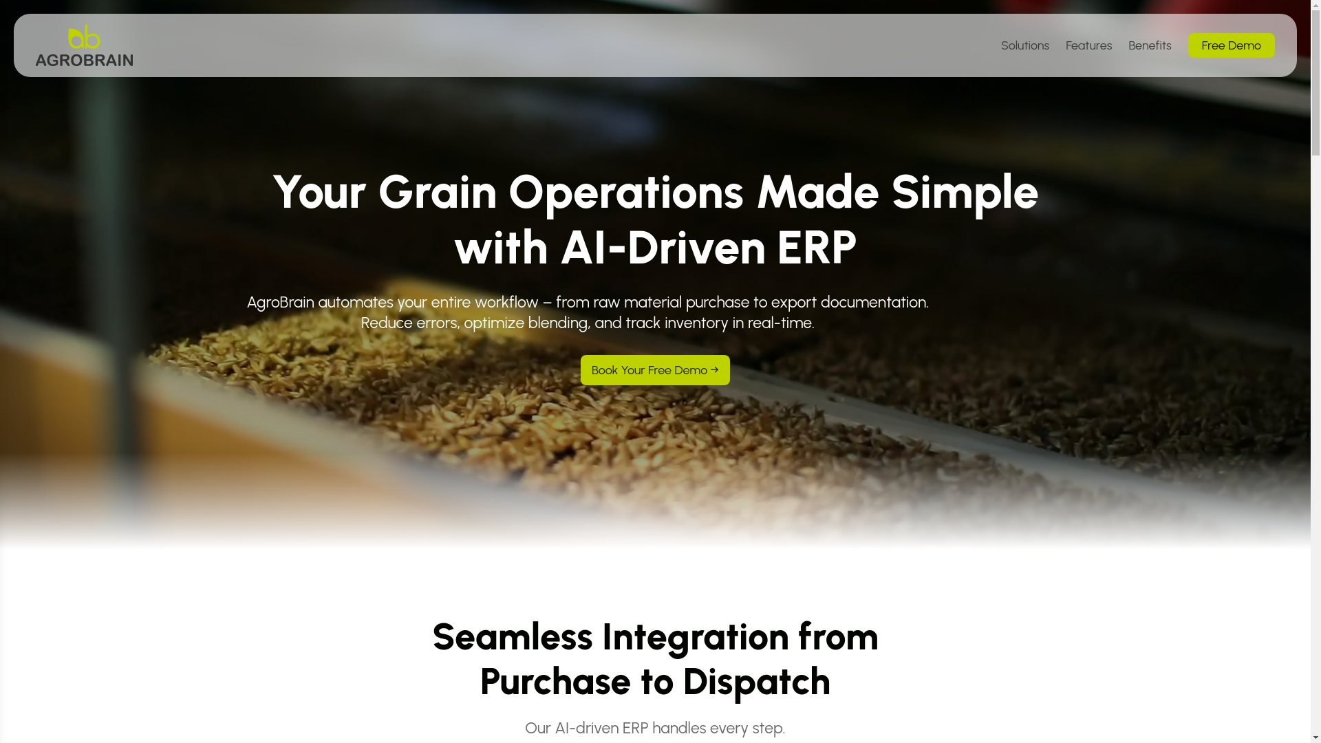 website screenshot of https://agrobrain-website.pages.dev/