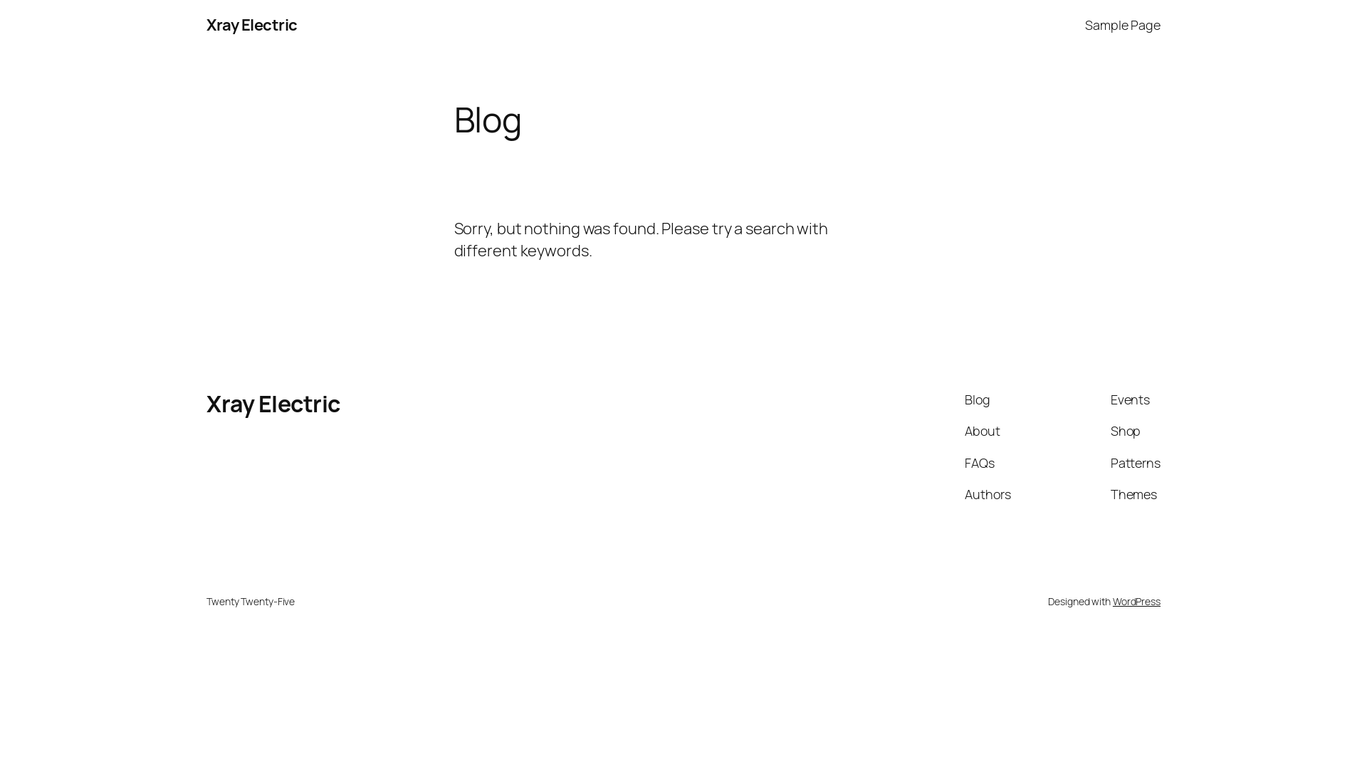 website screenshot of https://xrayelectricllc.com/