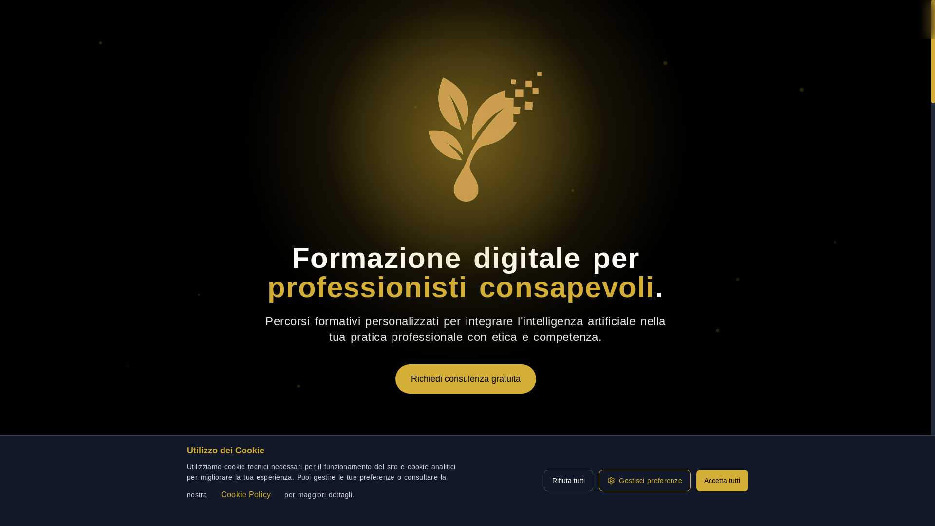 website screenshot of https://meliastudio.click/