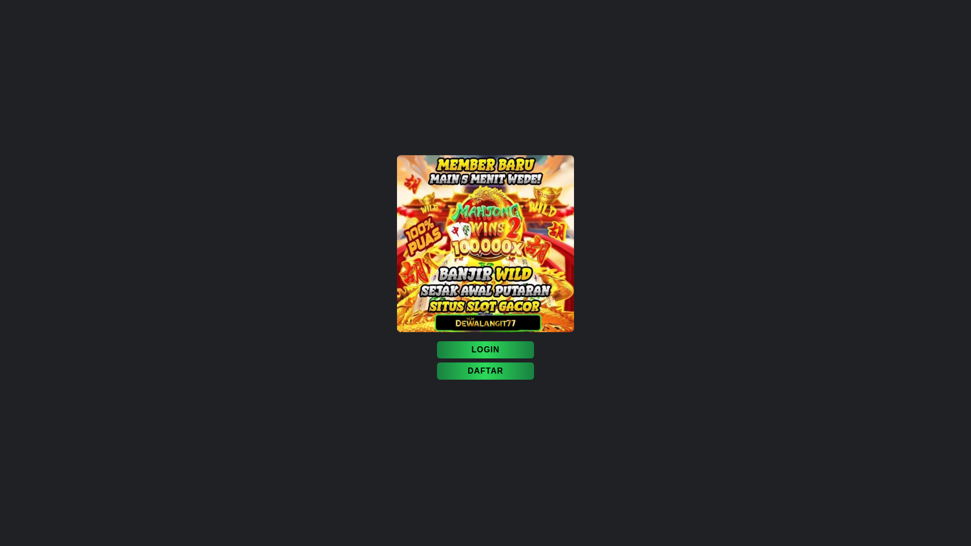 website screenshot of https://dewalangit77gacorrr.pages.dev/