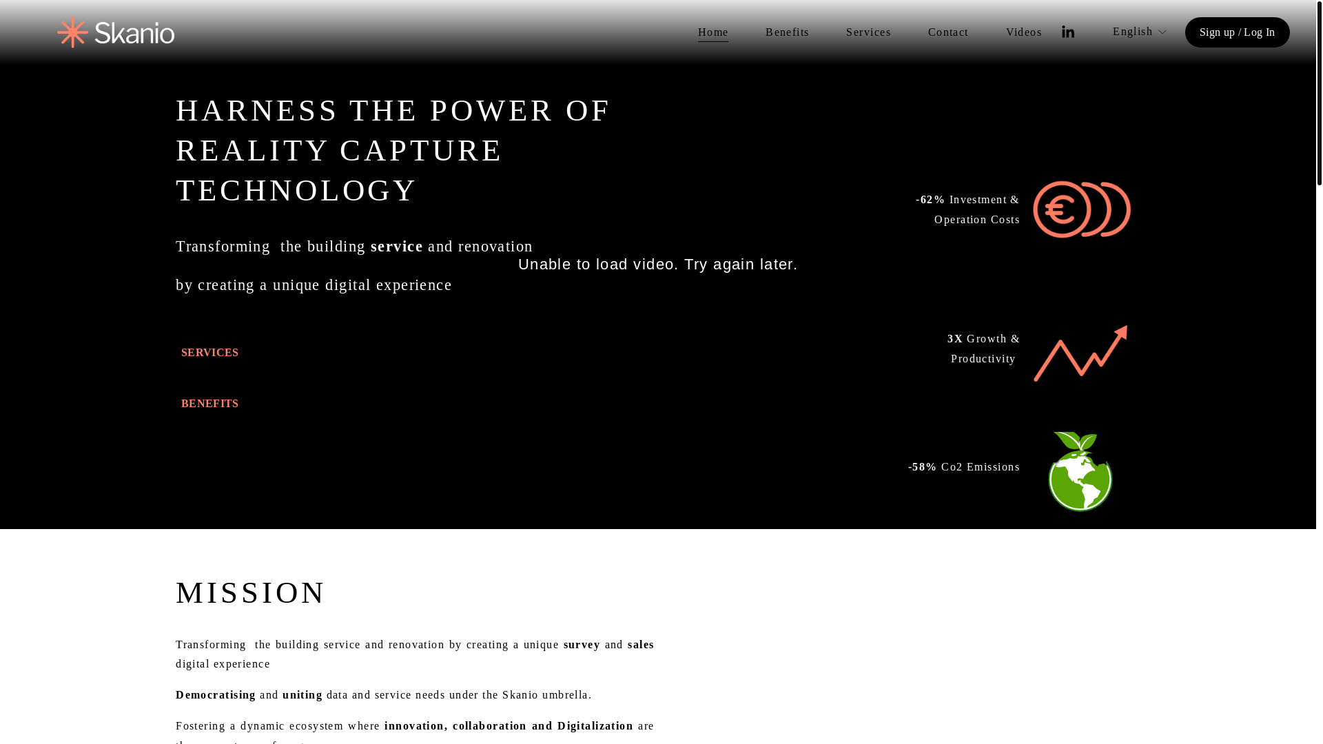 website screenshot of https://skanio.fr/