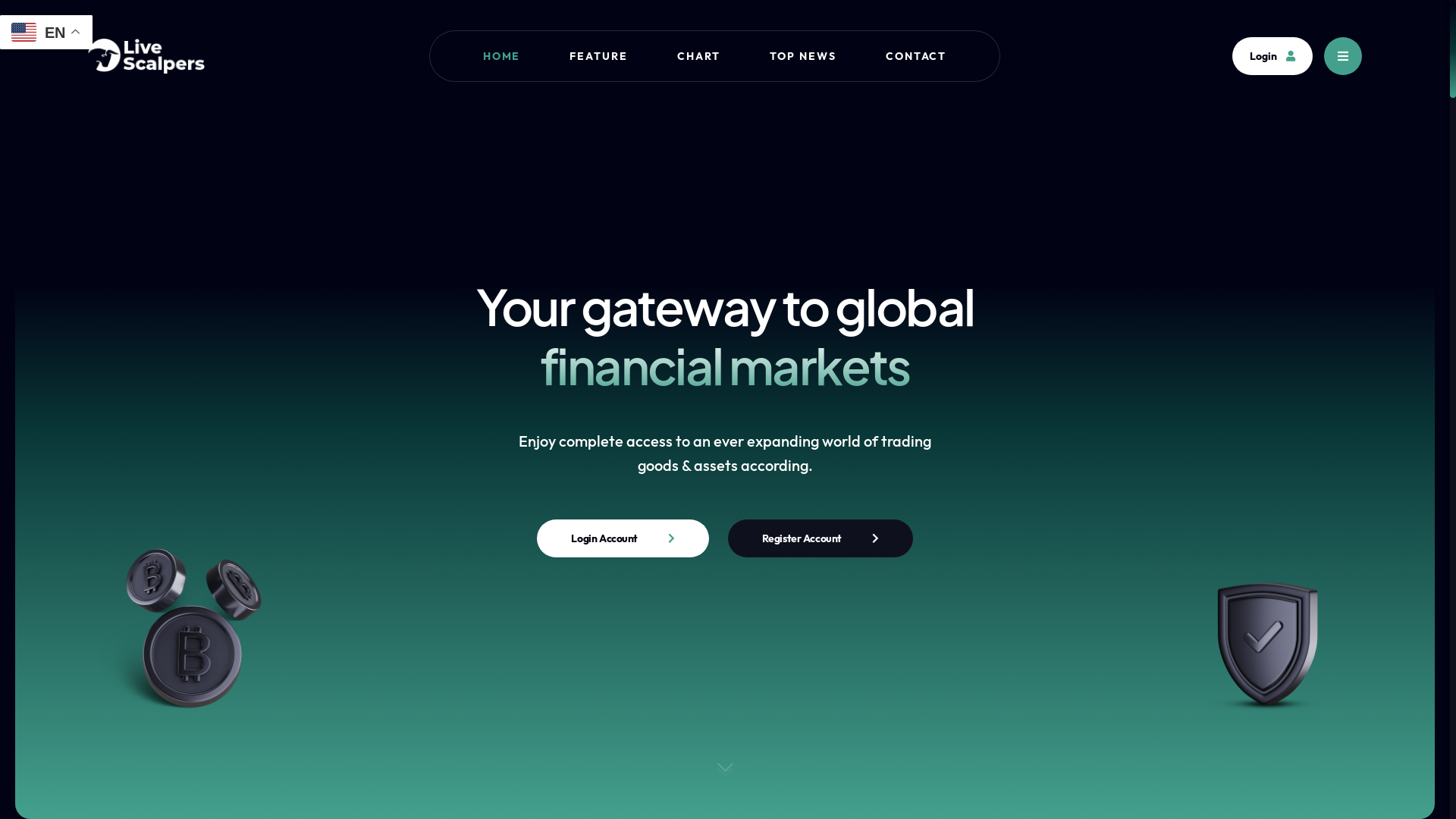 website screenshot of http://livescalpers.com/