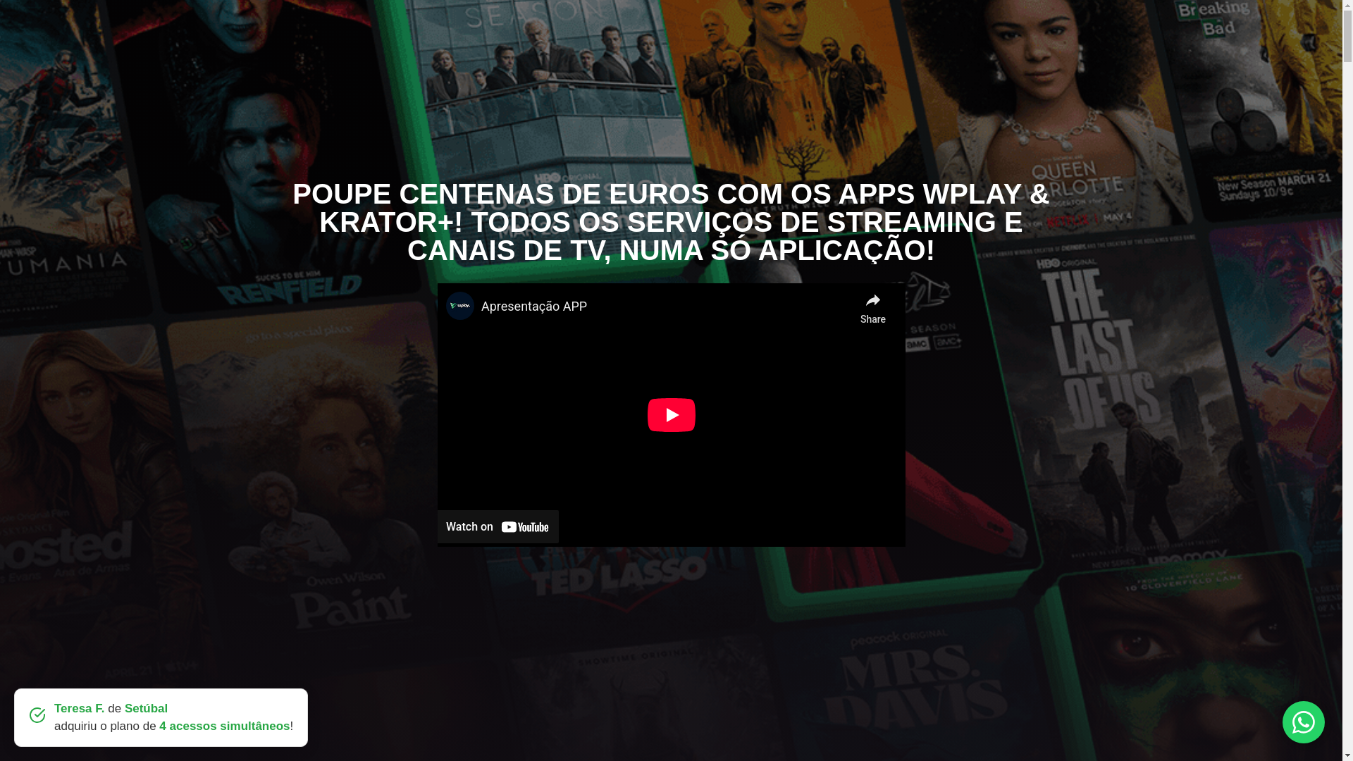 website screenshot of https://appwplaytv.site/
