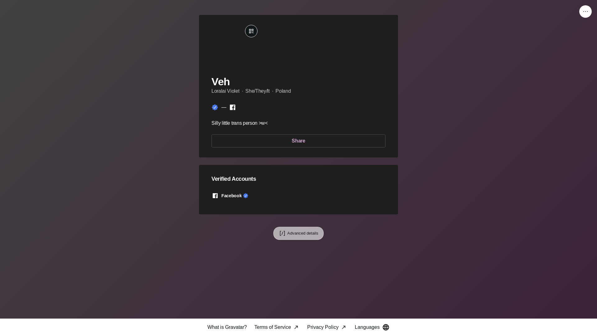 website screenshot of https://vehs.link/