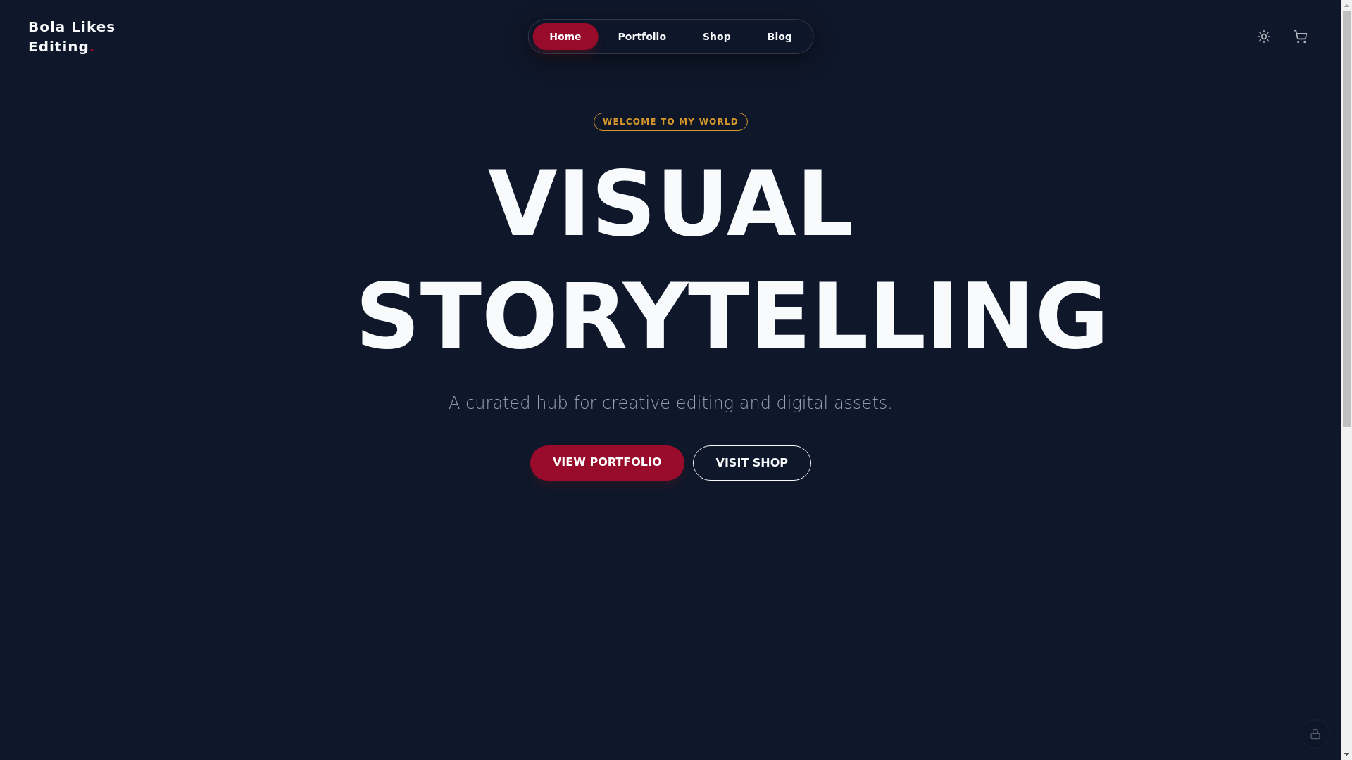 website screenshot of https://bolalikesediting.com.ng/