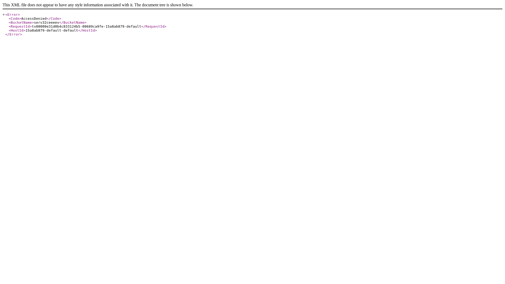 website screenshot of https://serv32ceeeev.us-east-1.linodeobjects.com/