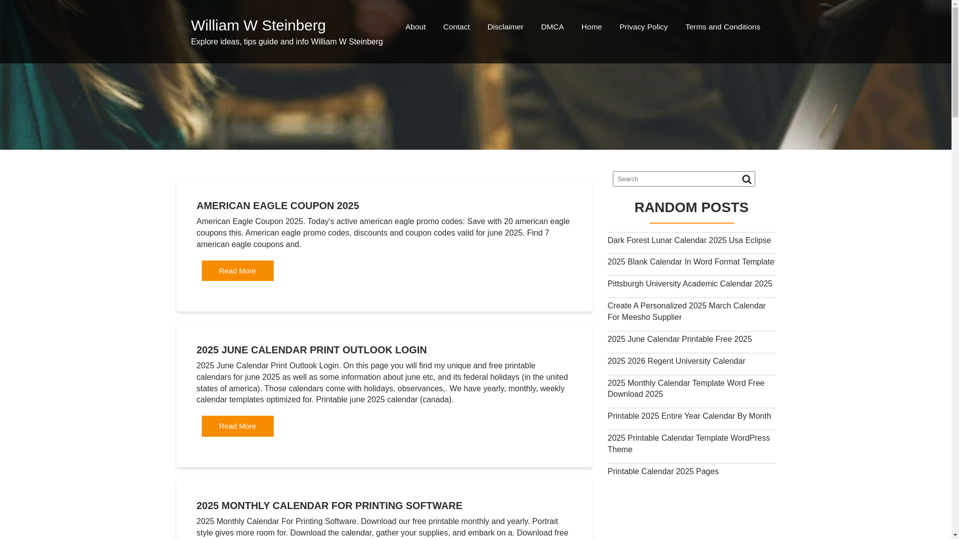 website screenshot of https://williamwsteinberg.pages.dev/