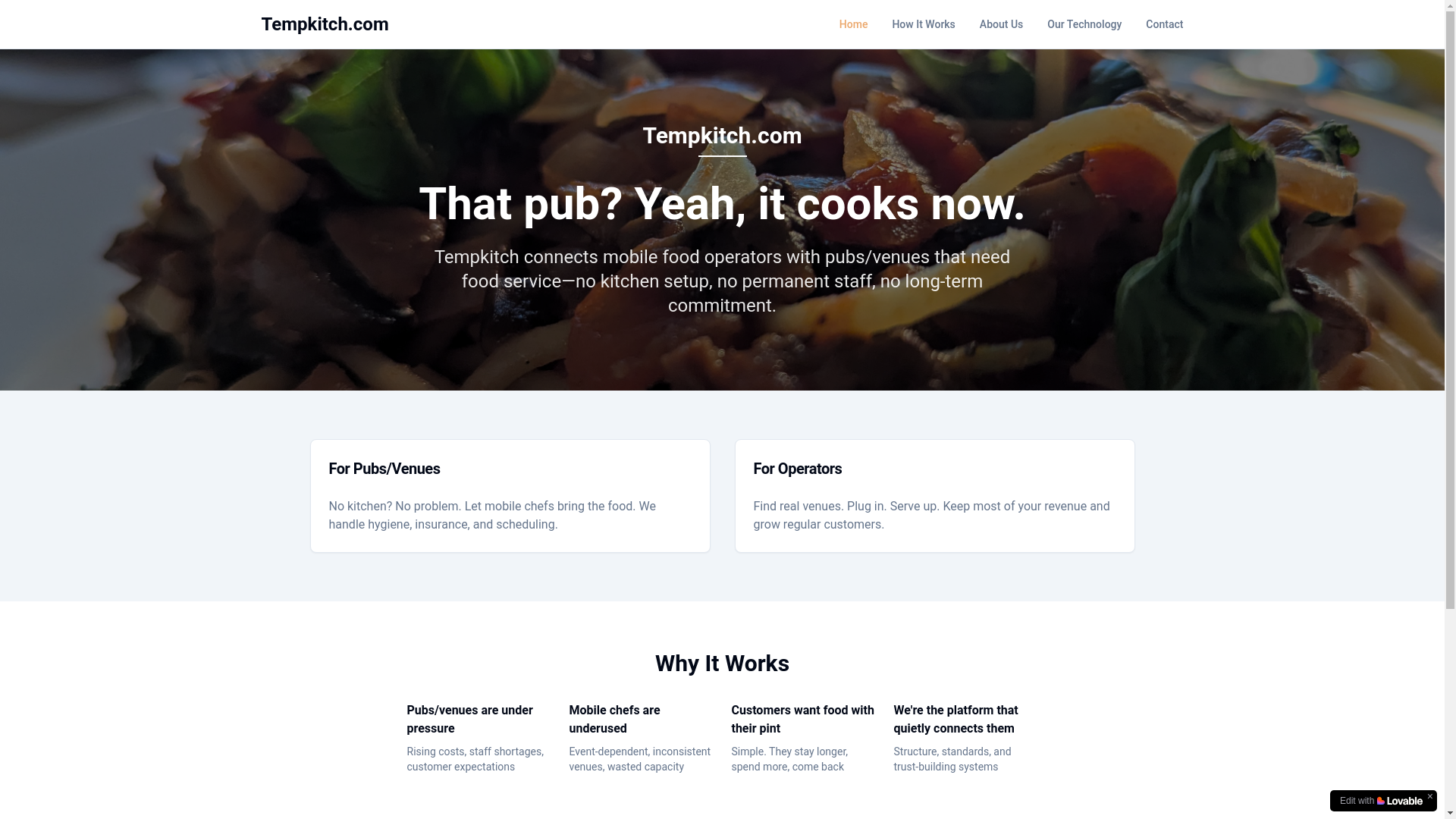 website screenshot of https://tempkitch.com/