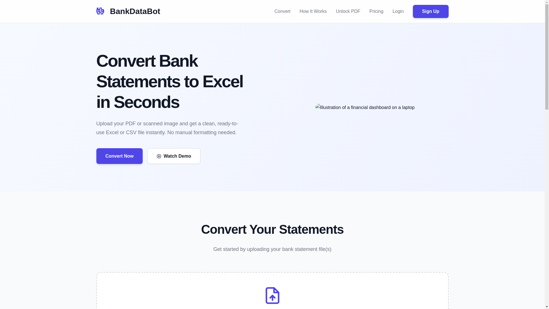website screenshot of https://aibankstatementconverter.pages.dev/