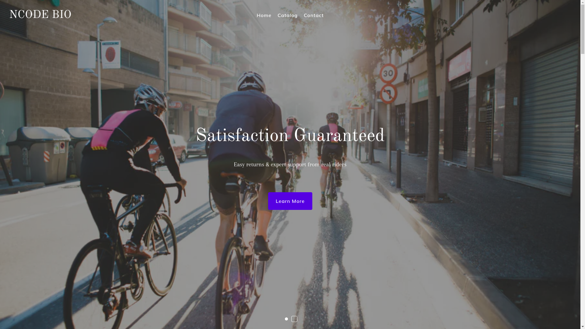 website screenshot of https://ncodebio.shop/