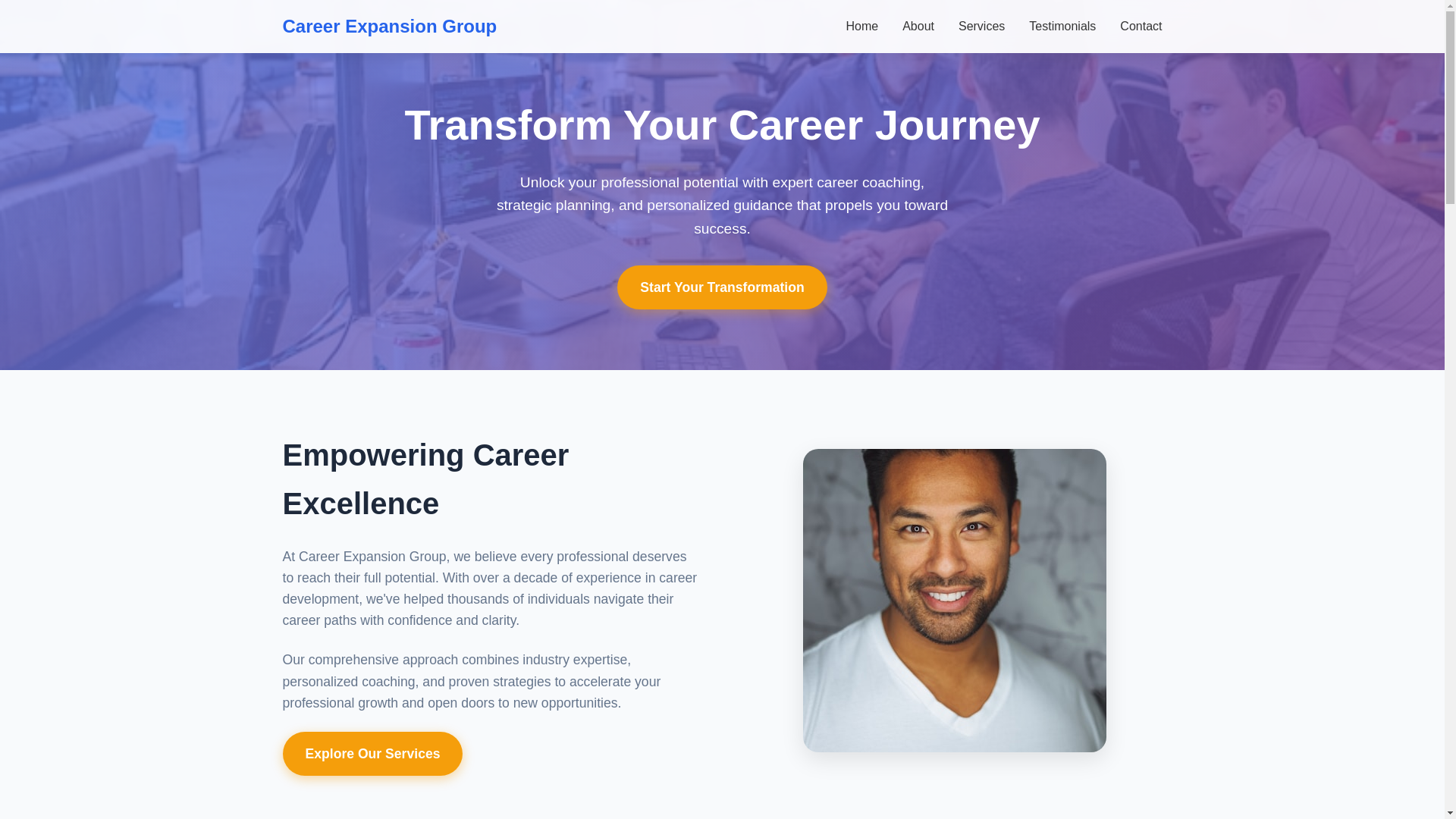 website screenshot of https://careerexpansiongroup.digital/