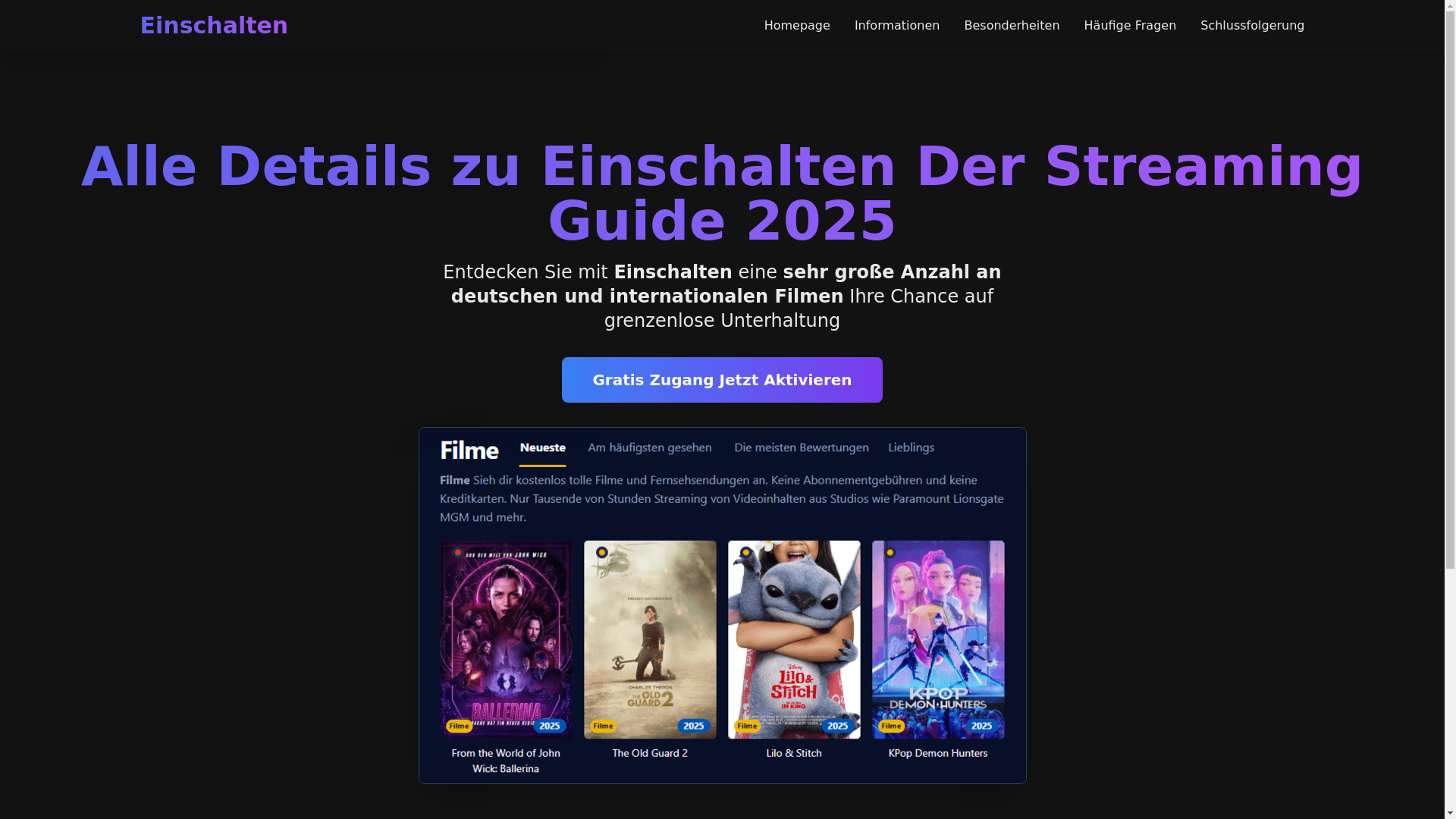 website screenshot of https://einschalten-b8lx-904.pages.dev/