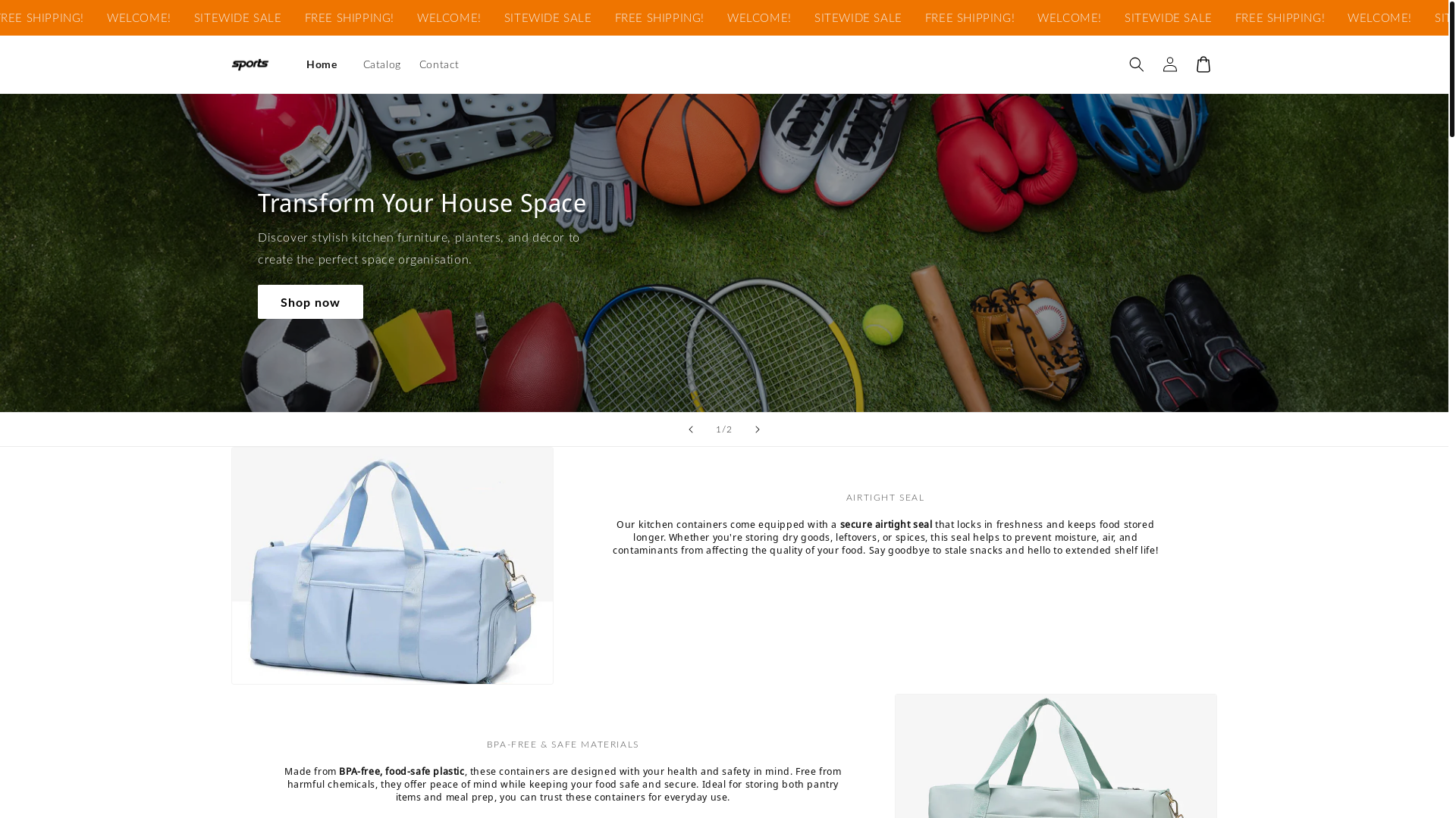 website screenshot of https://allwaysdepot.com/